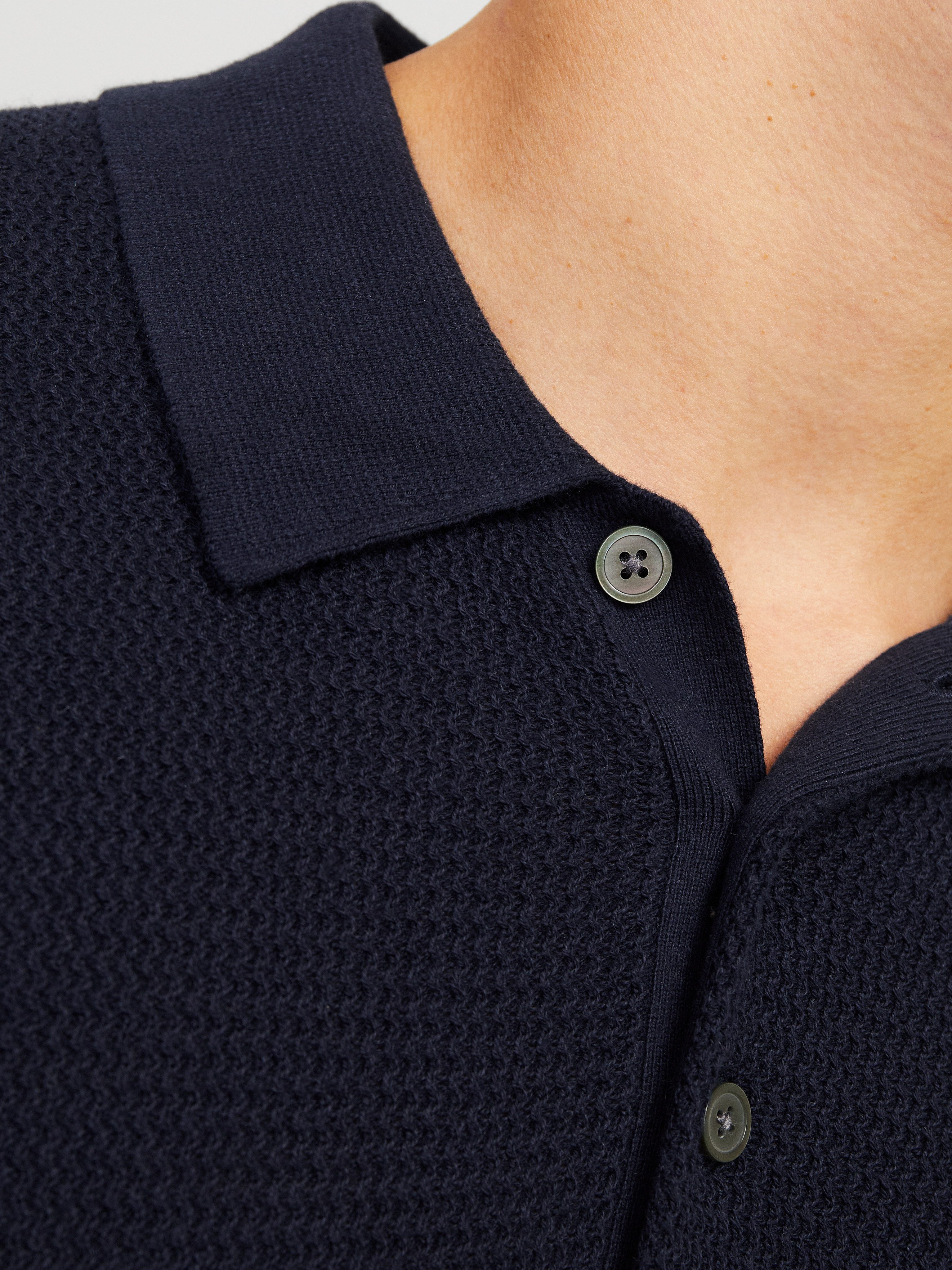 Jack & Jones Trui met polokraag JPRCCCOOPER KNIT POLO SS SN