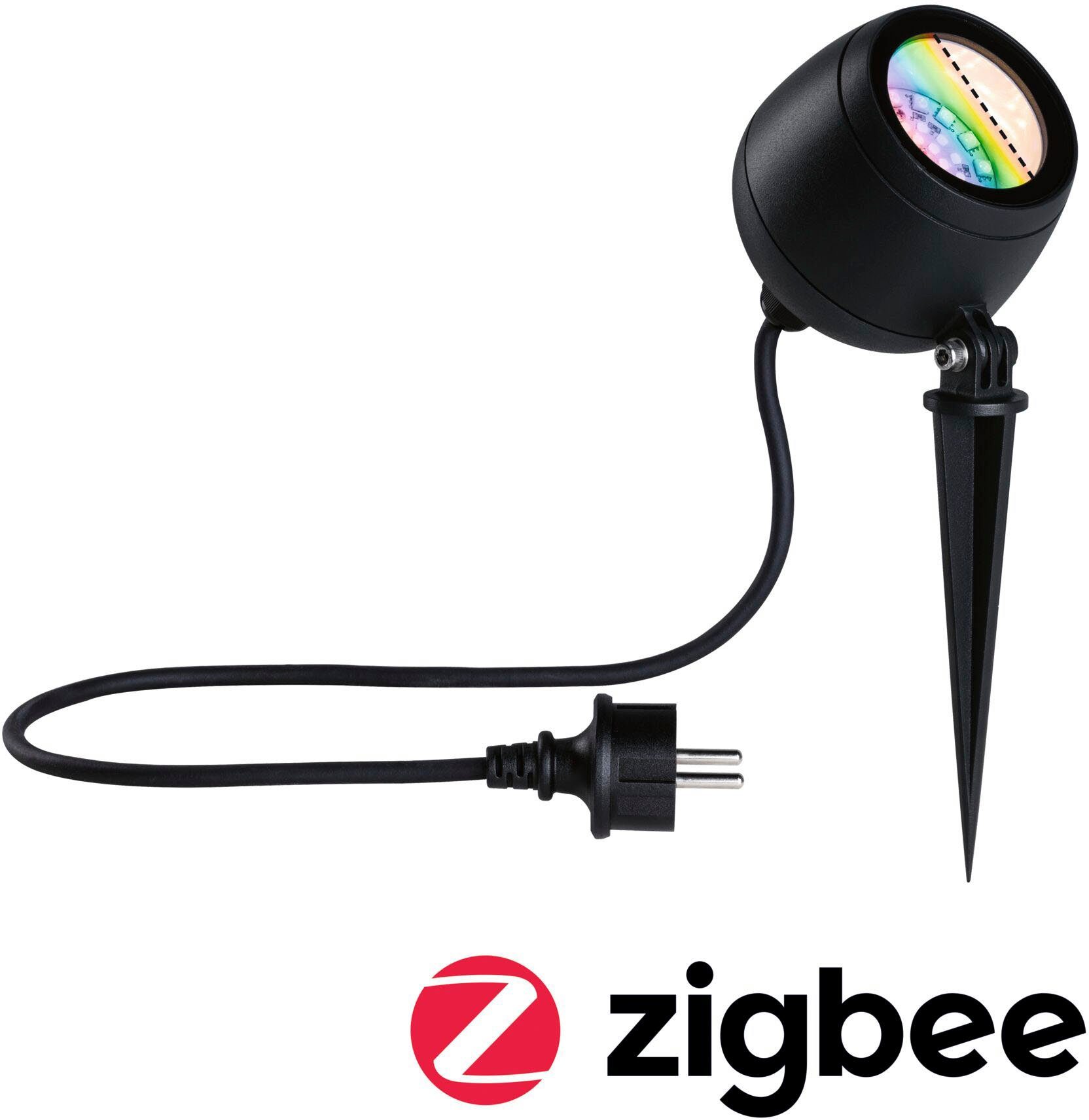Paulmann Led-tuinverlichting Buiten 230V Spot Kikolo RGBW ZigBee (1 stuk)