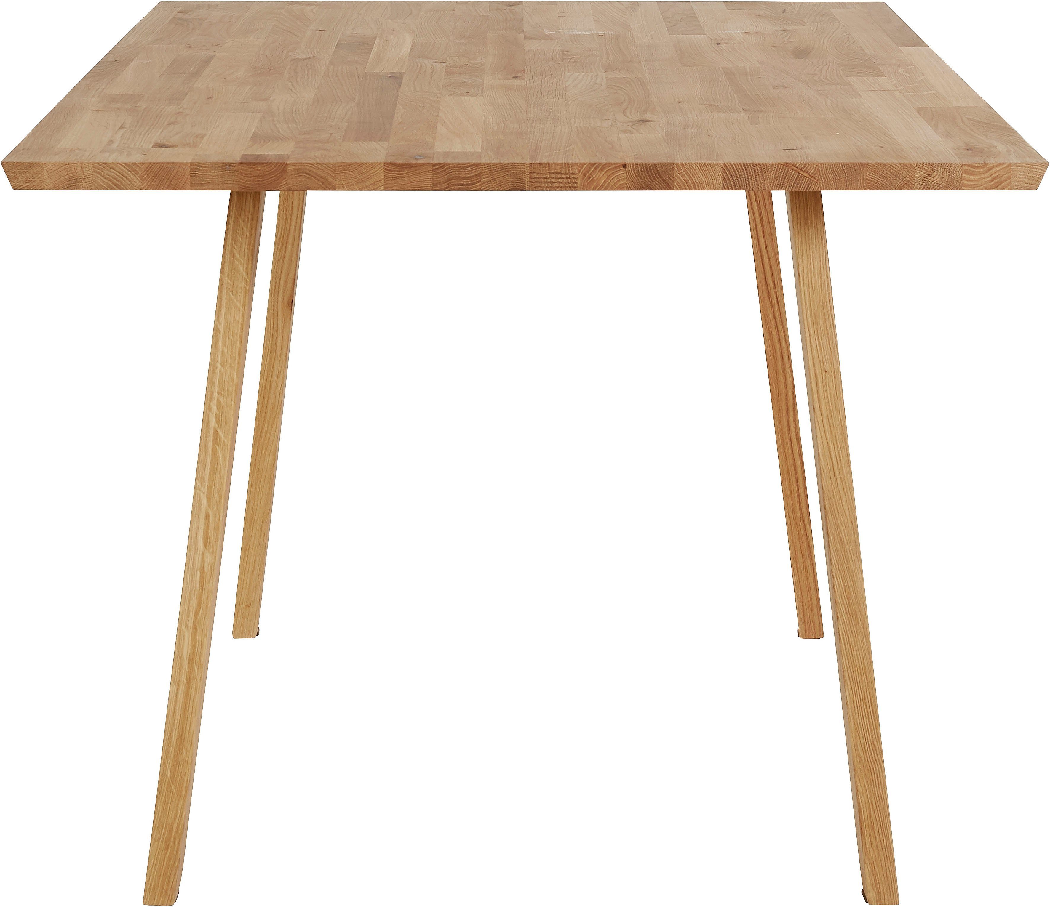 OTTO products Eettafel Alessja Breedte 130 of 150 cm, eiken massief hout met vegan bio-olie behandeld