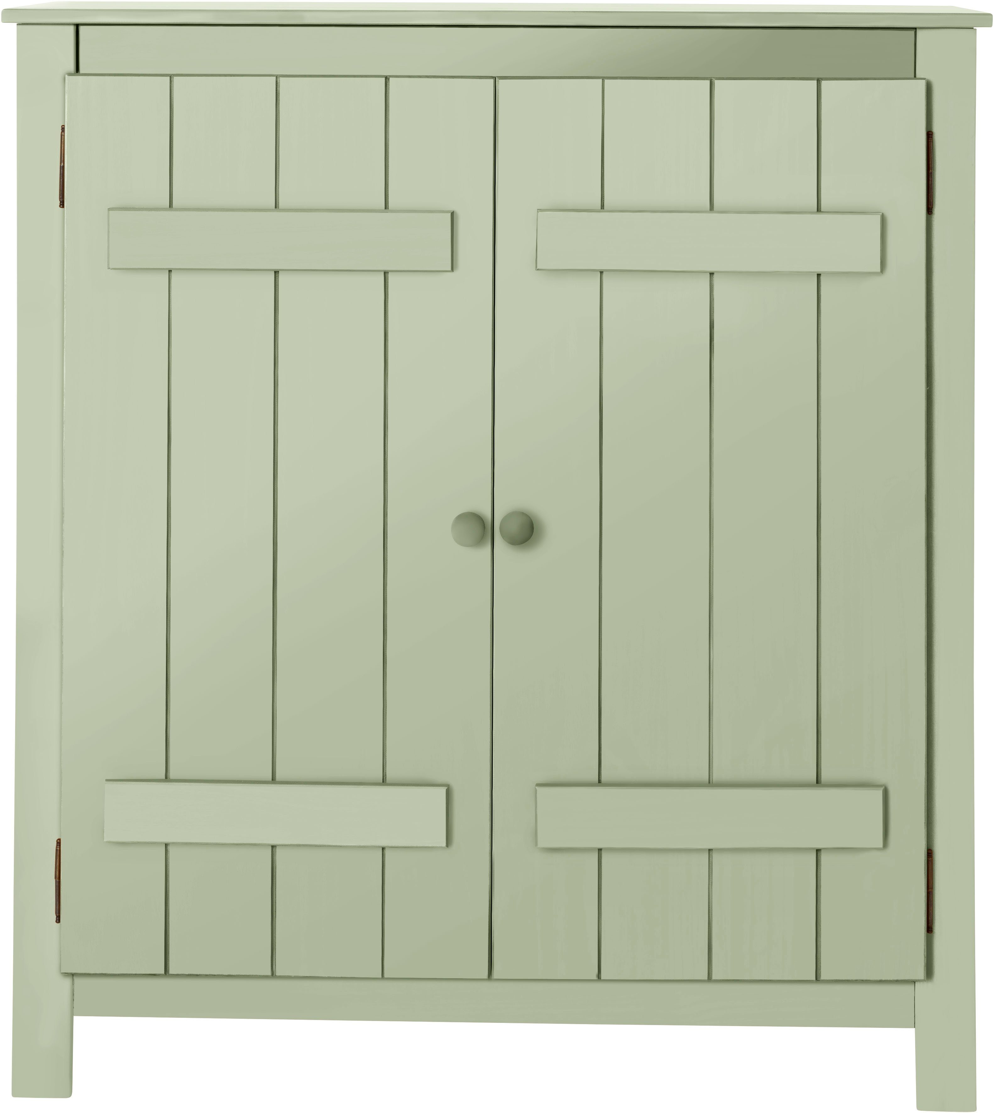 Home affaire Schoenenkast Bertram Massief hout, 2 verstelbare planken, magneetsluiting, hoogte 110 cm