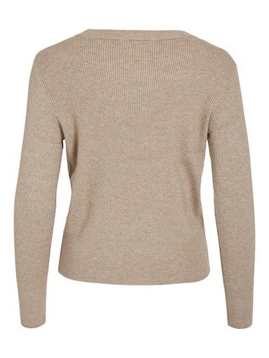 Vila Trui met ronde hals VICOMFY O-NECK L/S KNIT TOP/SU - NOOS