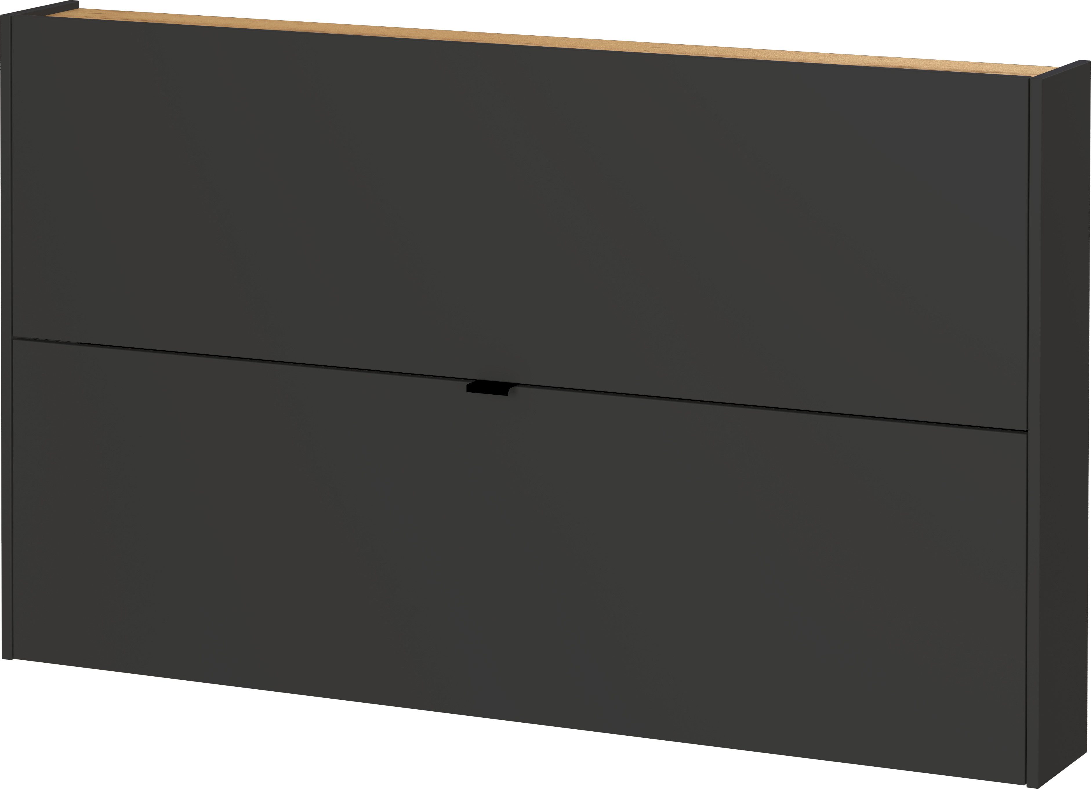 GERMANIA Schoenenkast Ameca ideaal voor smalle gangen, schoenenkipper in breedte 140 cm schoenenkasten grijs