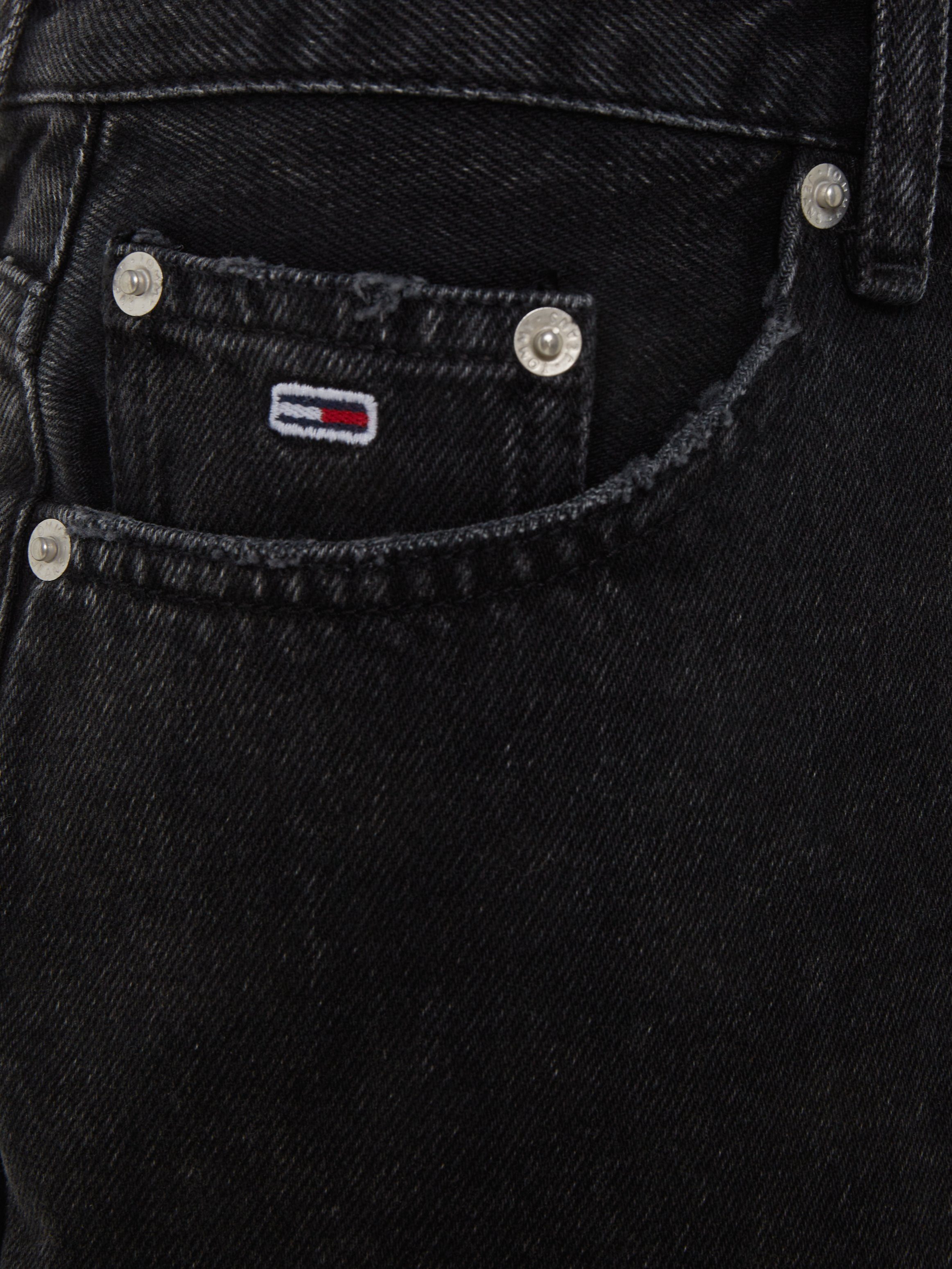 TOMMY Jeans rok LW MCR MN SKIRT BH0082 Webrok in 5-pocket stijl