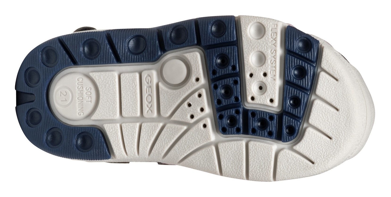 Geox Babyschoentjes B SANDAL MULTY GIRL , zomerschoen, klittenbandschoen voor loopbeginner