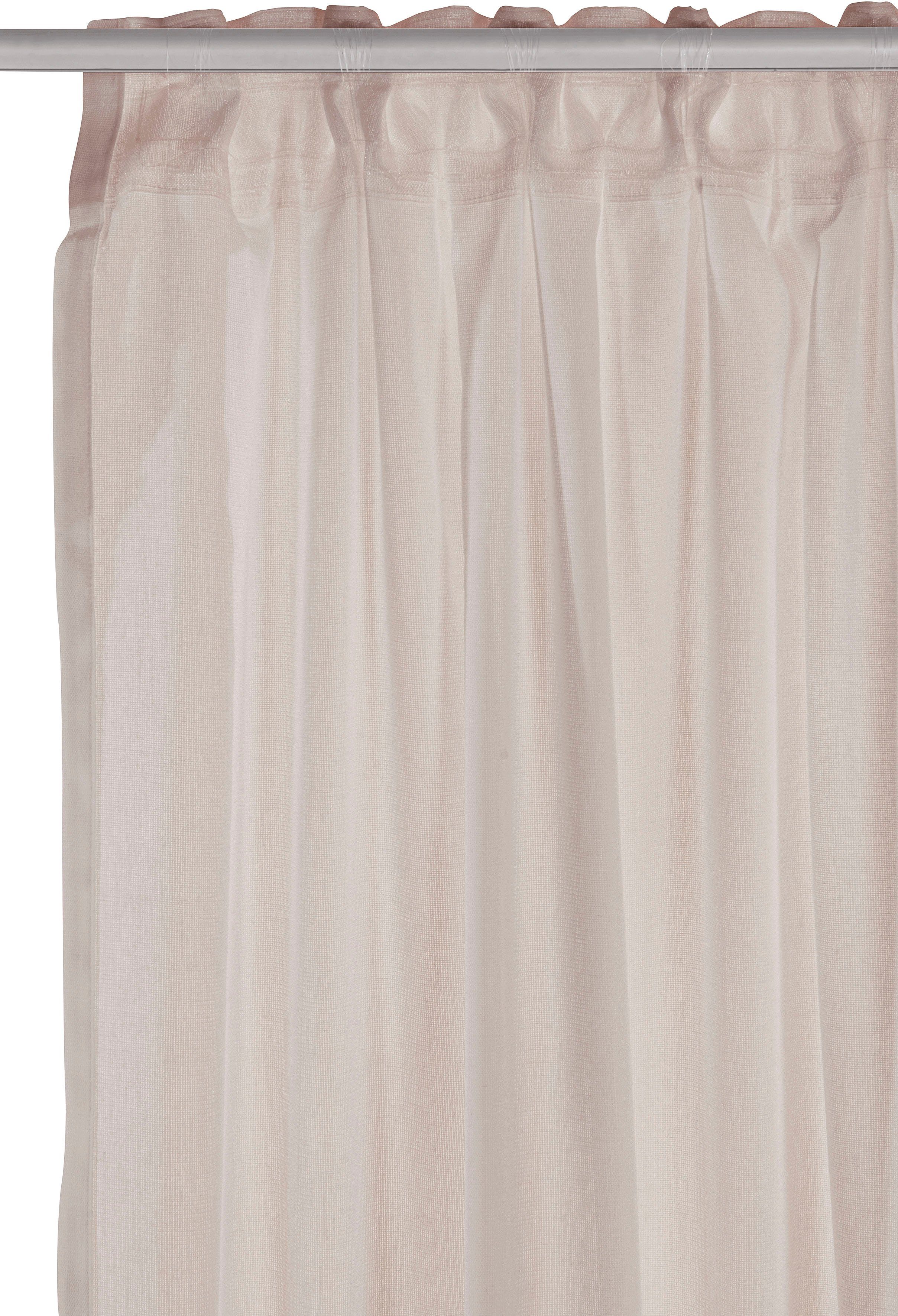 LeGer Home by Lena Gercke Gordijn Lanea Linnenlook, 1 sjaal, verschillende maten (1 stuk)