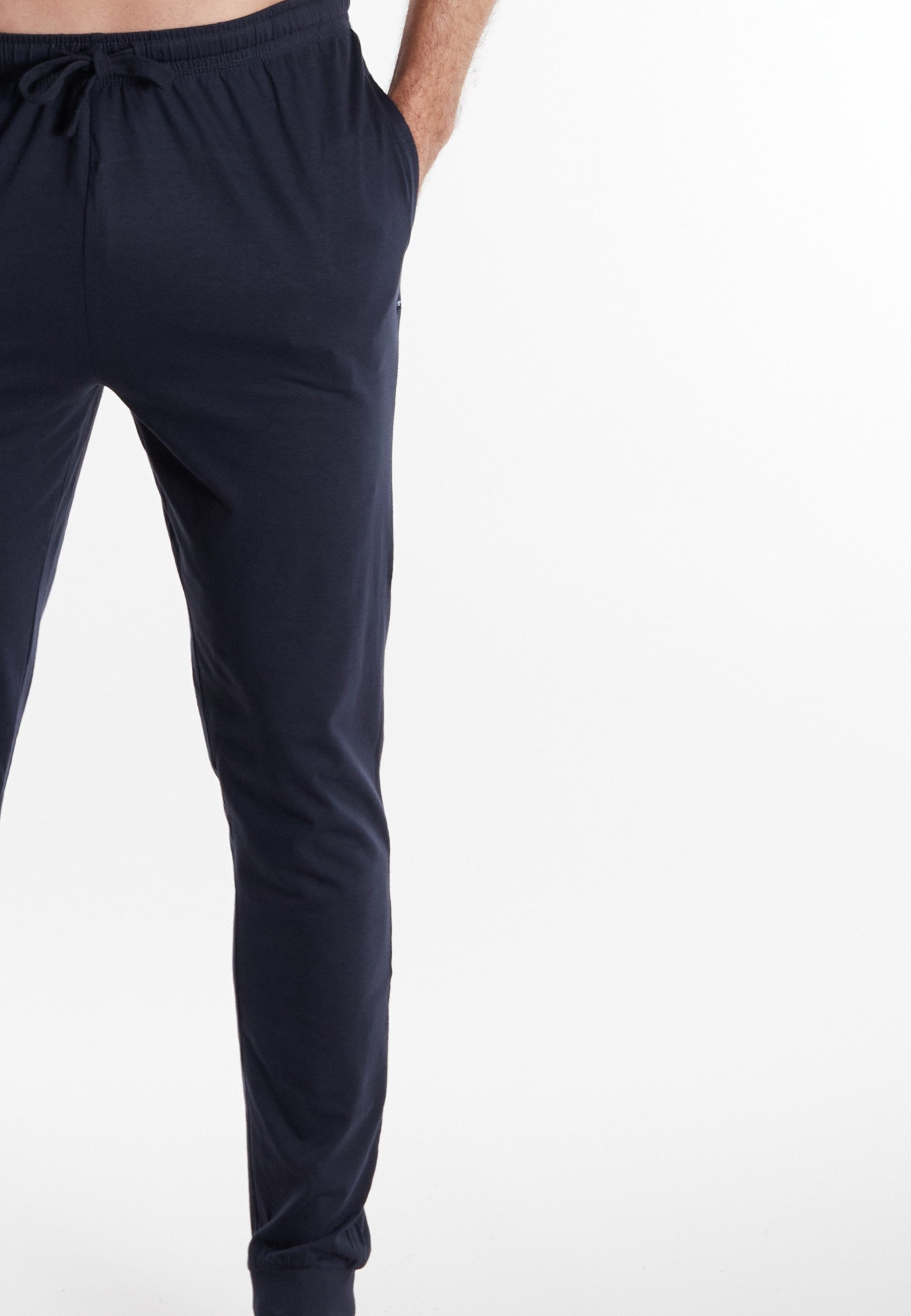 Tom Tailor Pyjamabroek Cansas Bindband, zijzakken, smalle fit, comfortabel, zacht, ademend