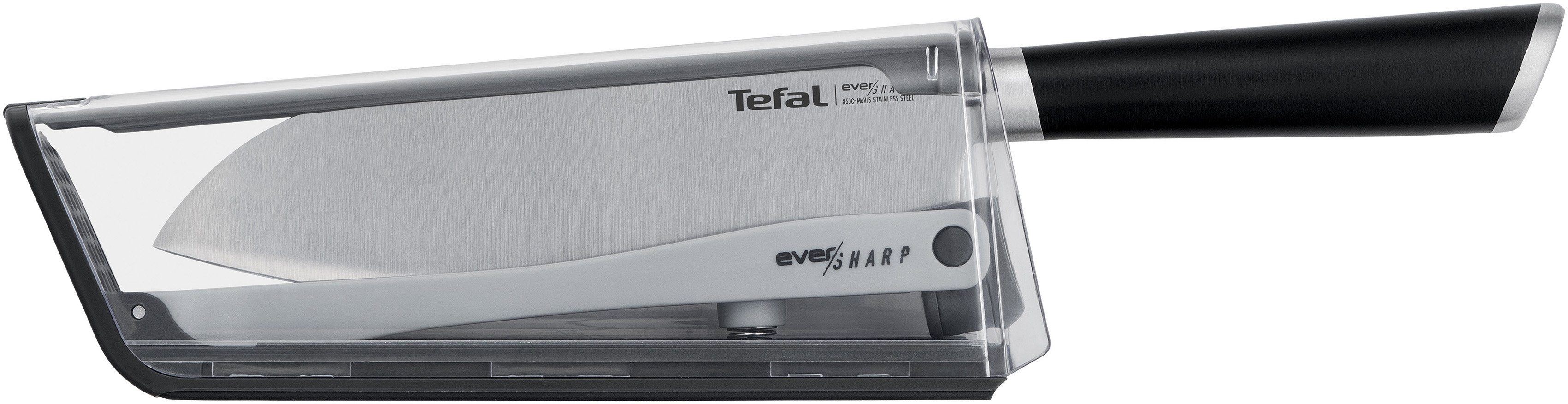 Tefal Messenset K25790 Ever Sharp S Roestvrij staal, langdurige snijkracht en scherpte (set, 2-delig)