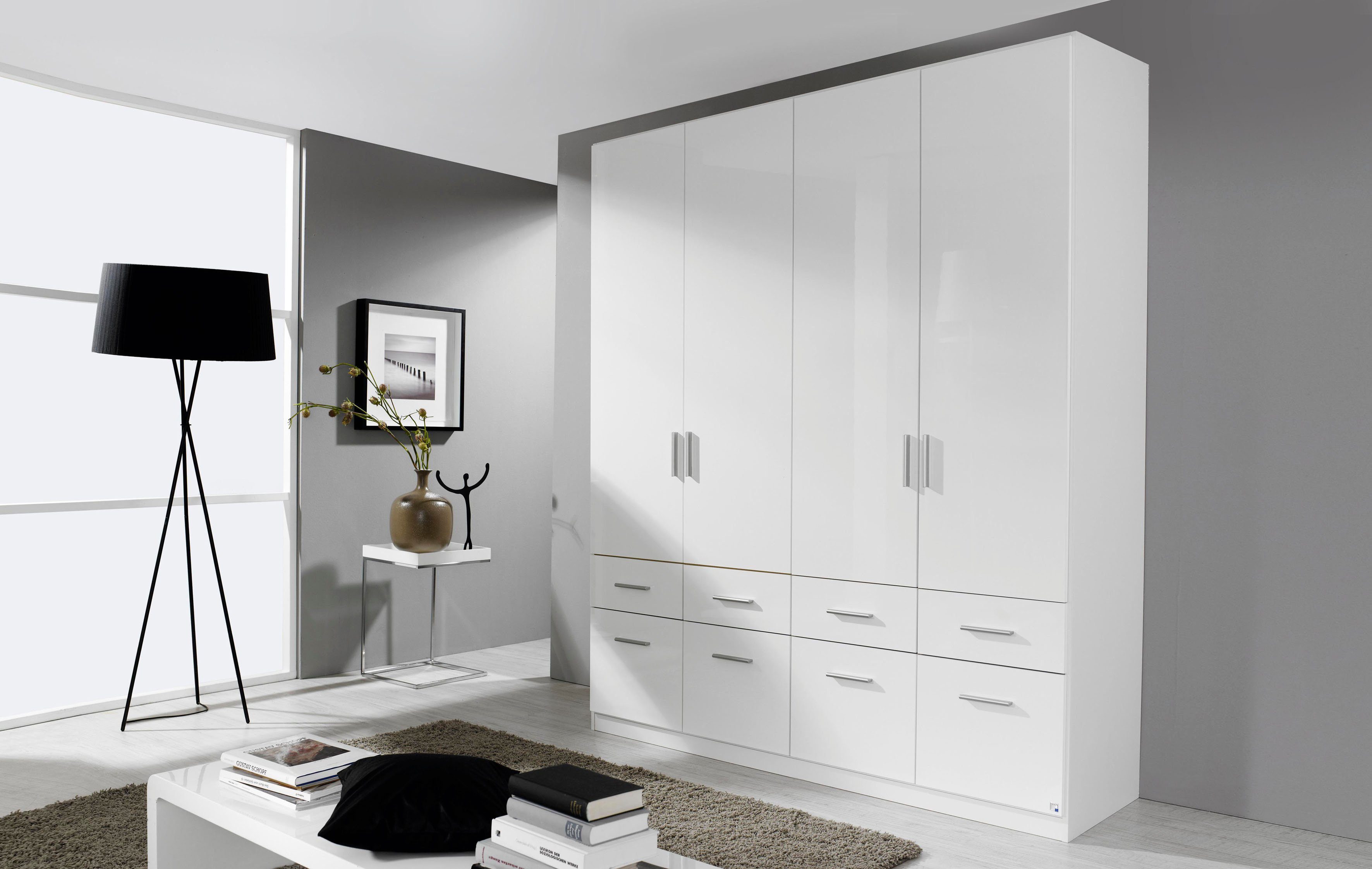 rauch Draaideurkast Kledingkast Kast Garderobe Slaapkamerkast CELLE in 4 breedtes en 2 hoogtes, optioneel met lades made in germany