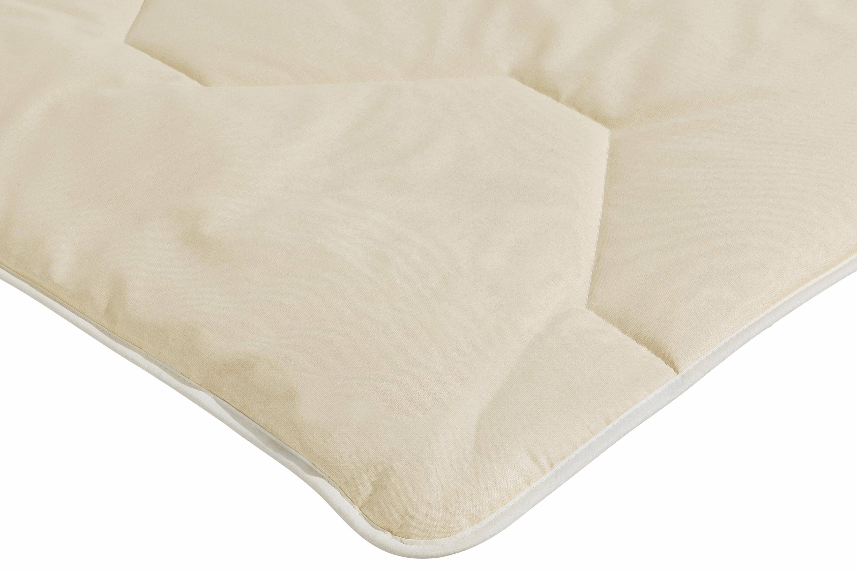 Älgdröm Dekbed van natuurlijke vezels + hoofdkussen Dekbed 135x200 cm, deken van natuurlijke materialen Set met kussen 80 x 80 cm, winter en zomer, Made in Germany (voordeelset)