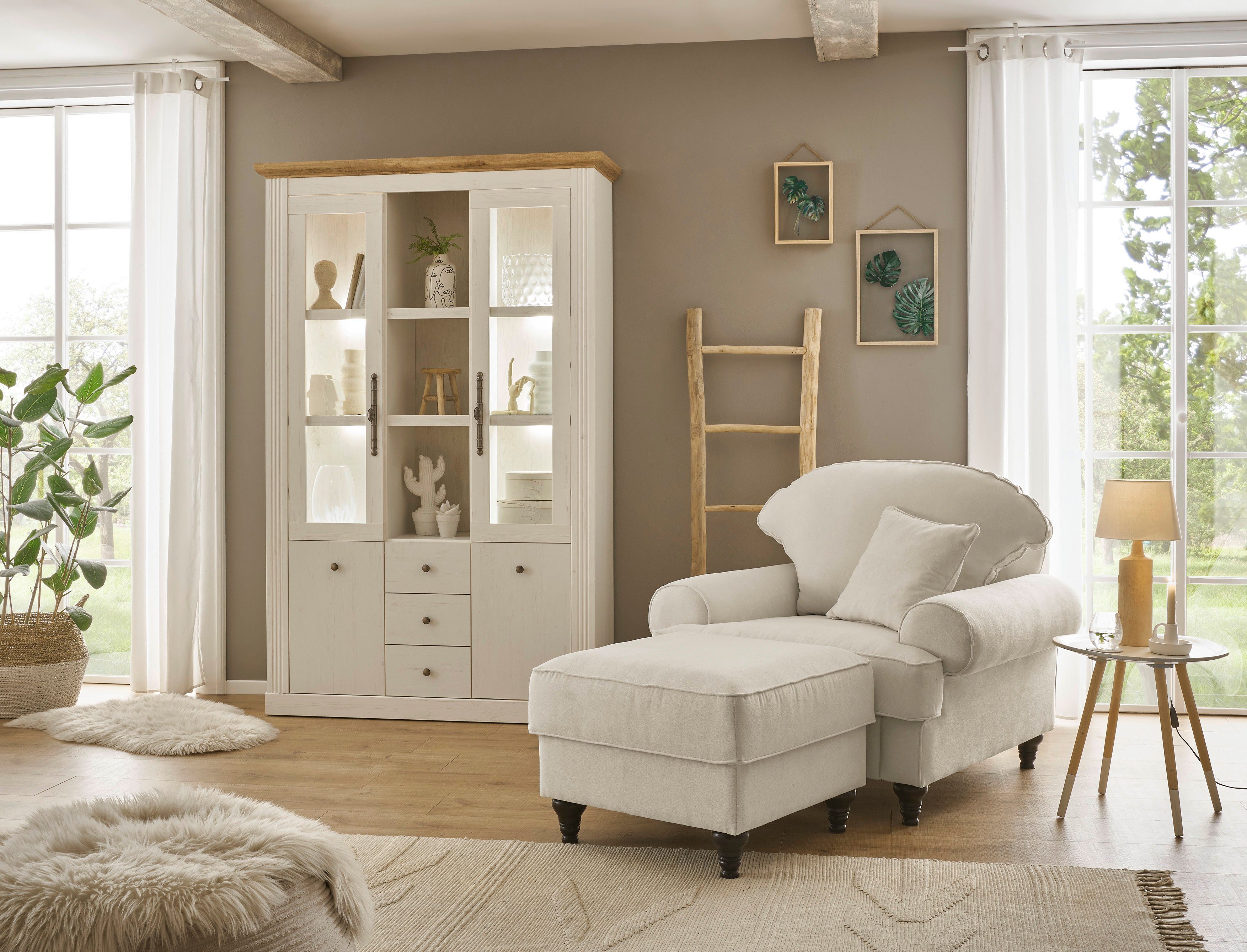 Home affaire Fauteuil Westminster met binnenveringsinterieur (set, 2 stuks)