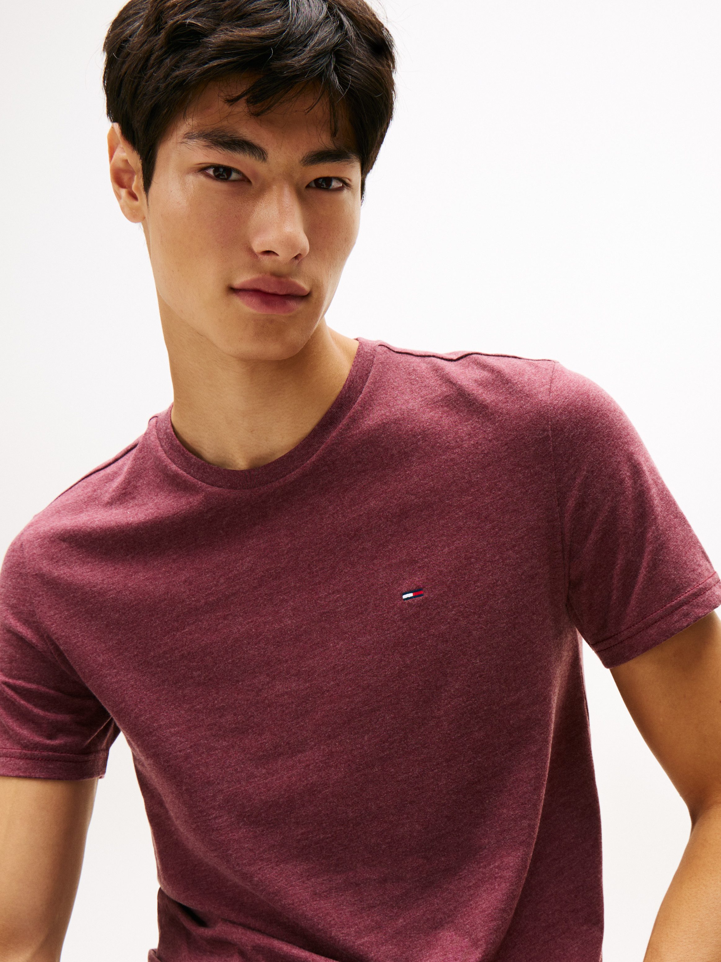 TOMMY JEANS T-shirt TJM XSLIM JASPE HTR TEE EXT