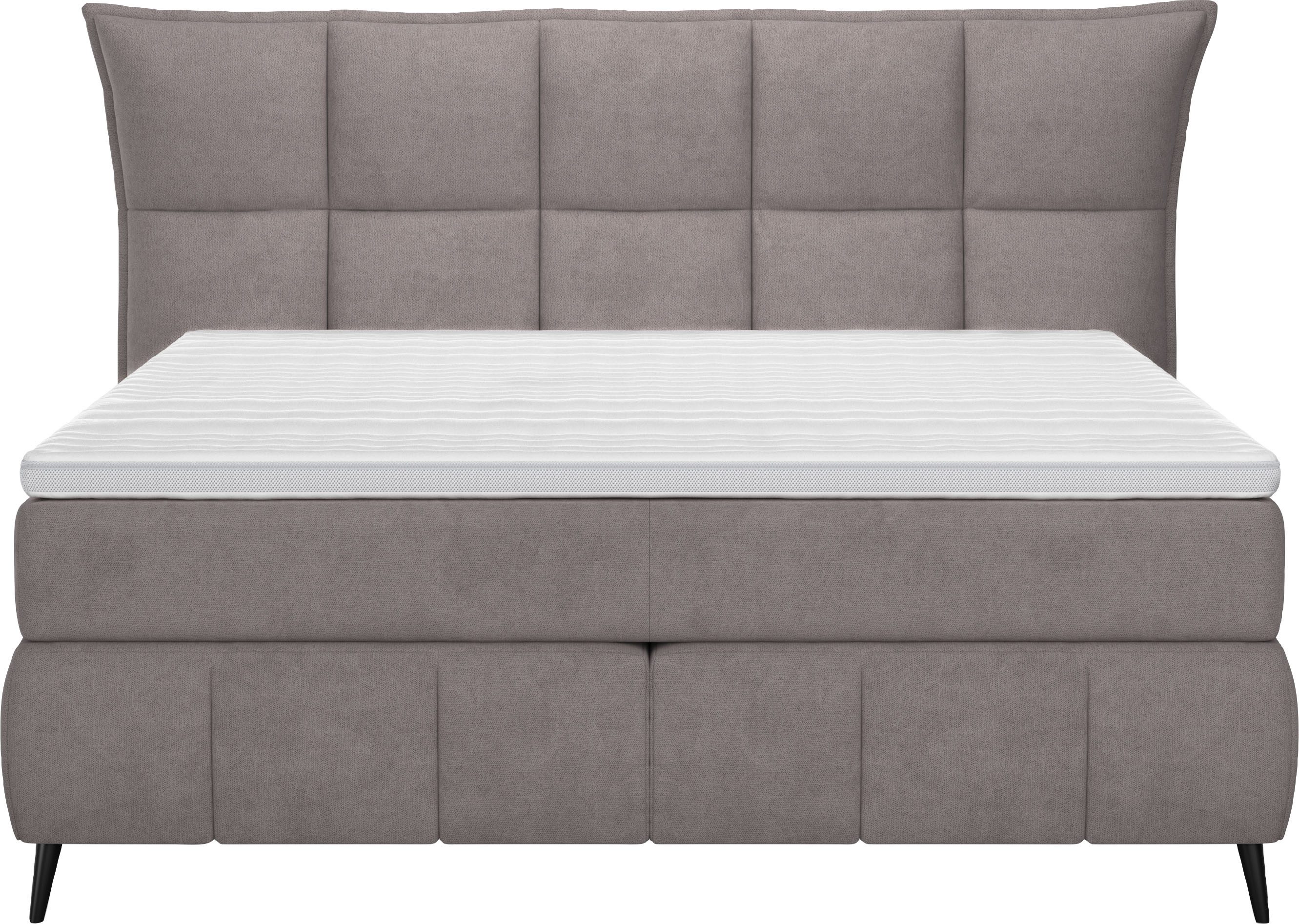 COTTA Boxspring Sarah inclusief topper, 2 matraskernen, hardheden h2, h3 of h4