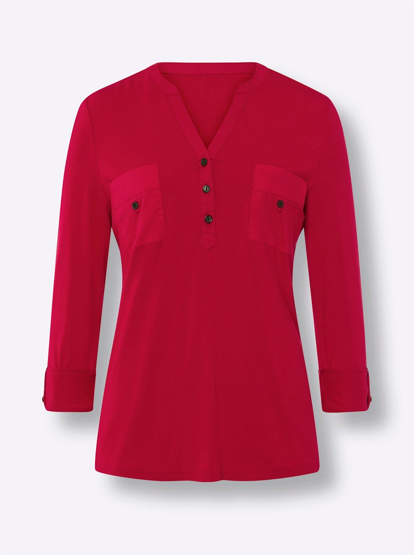 heine Shirt met lange mouwen Shirtblouse (1-delig)