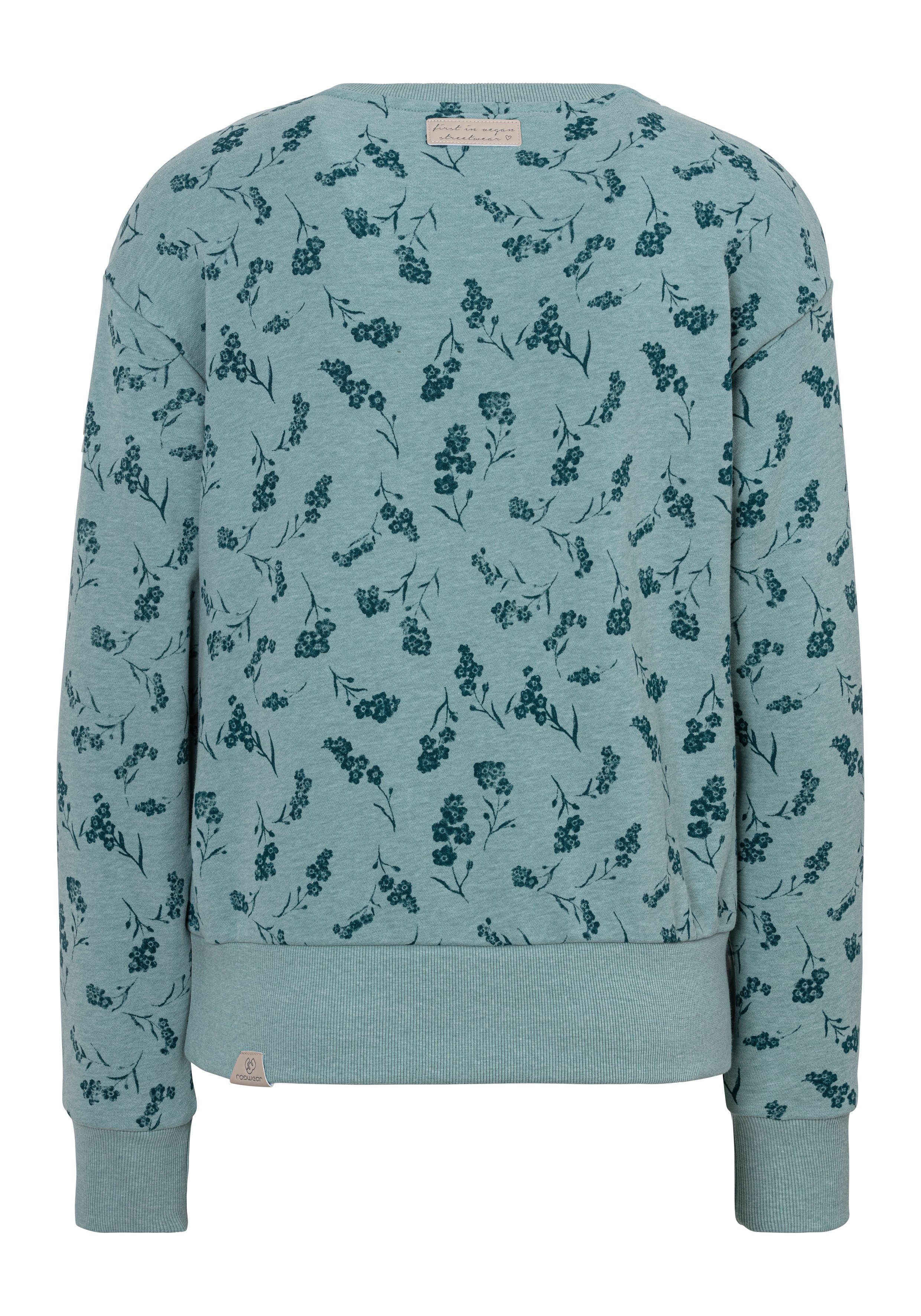 Ragwear Sweater HEIKKE met zomerse all-over print