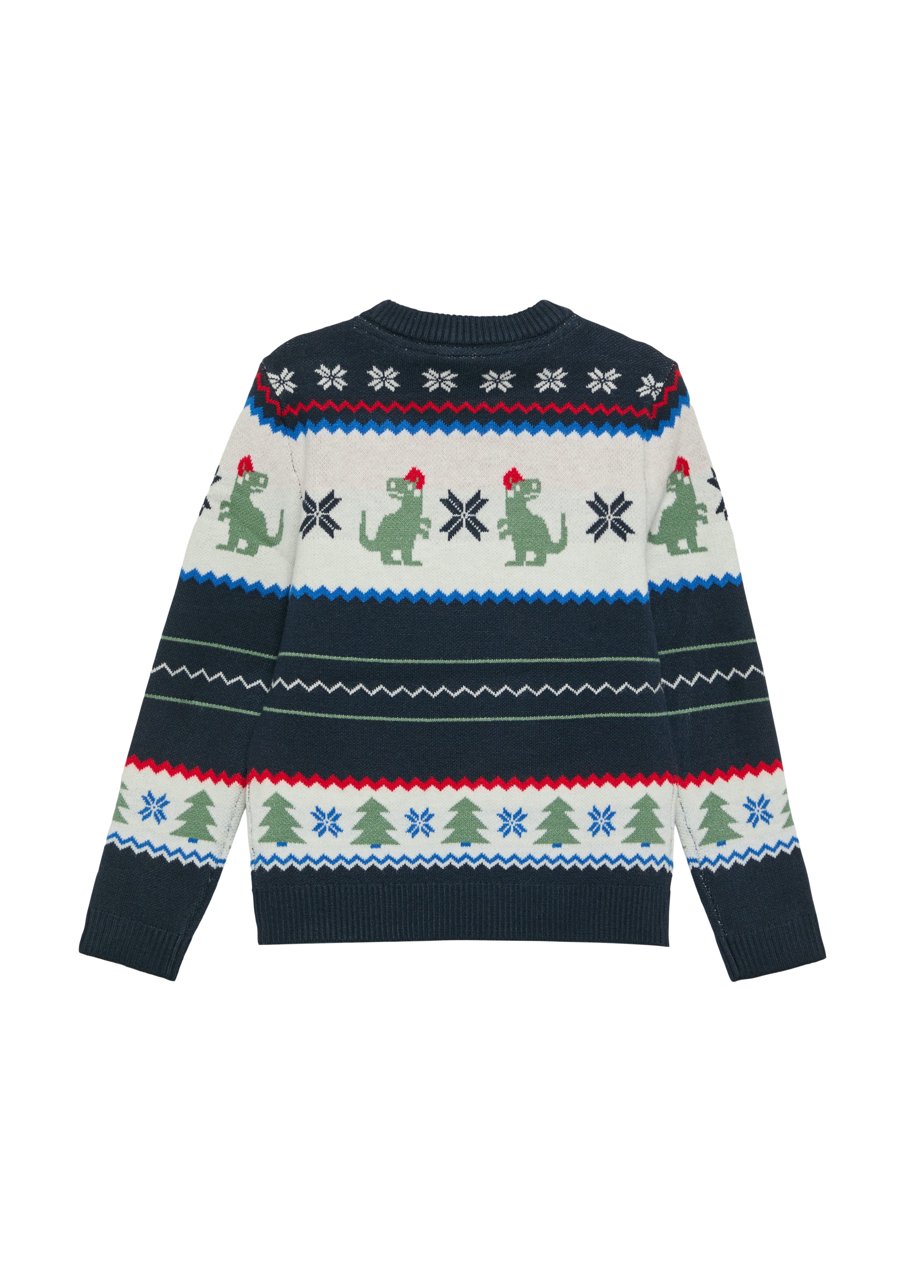 s.Oliver RED LABEL Junior Trui met ronde hals met intarsia-motief
