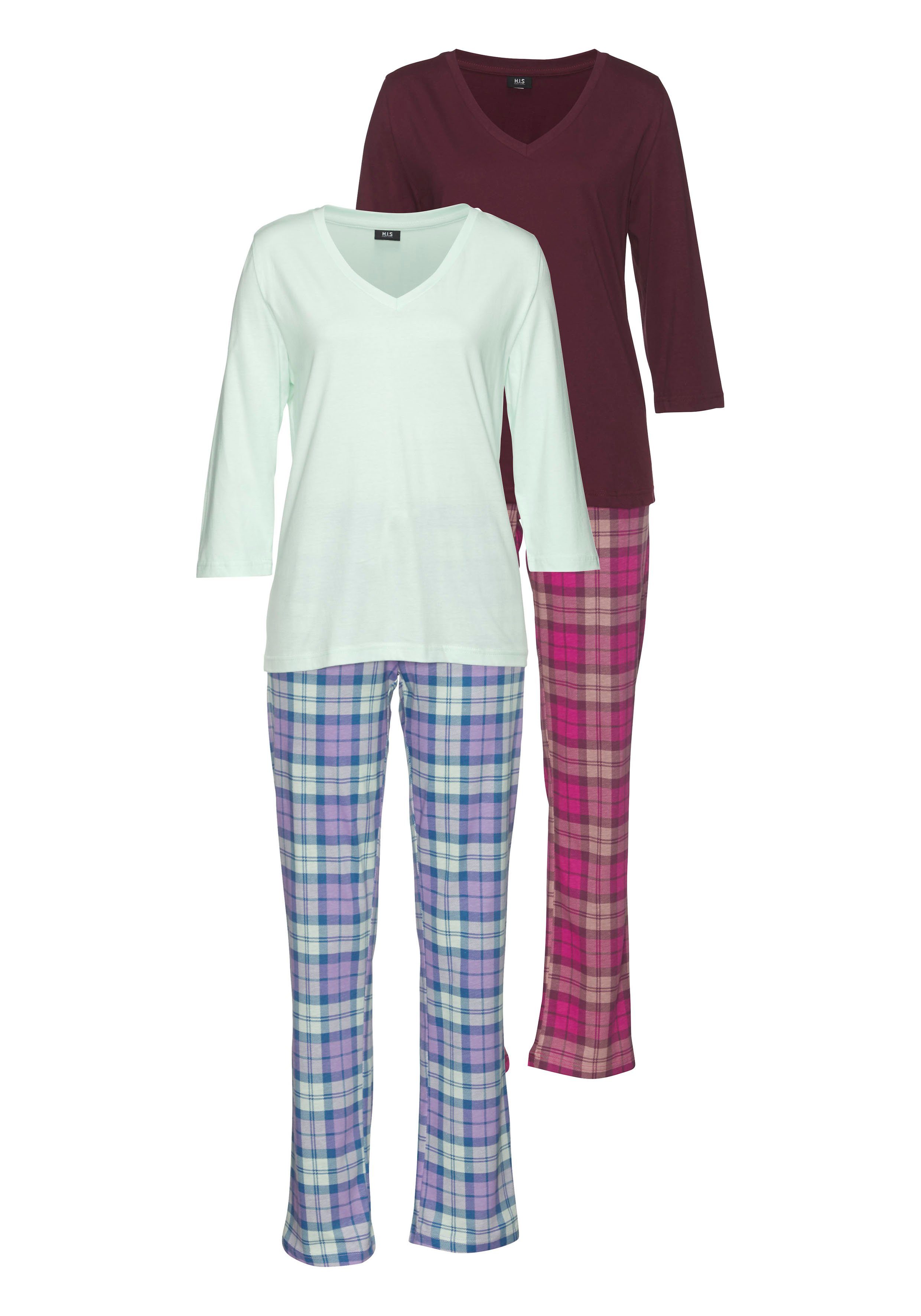 H.I.S Pyjama (4-delig, Set van 2)
