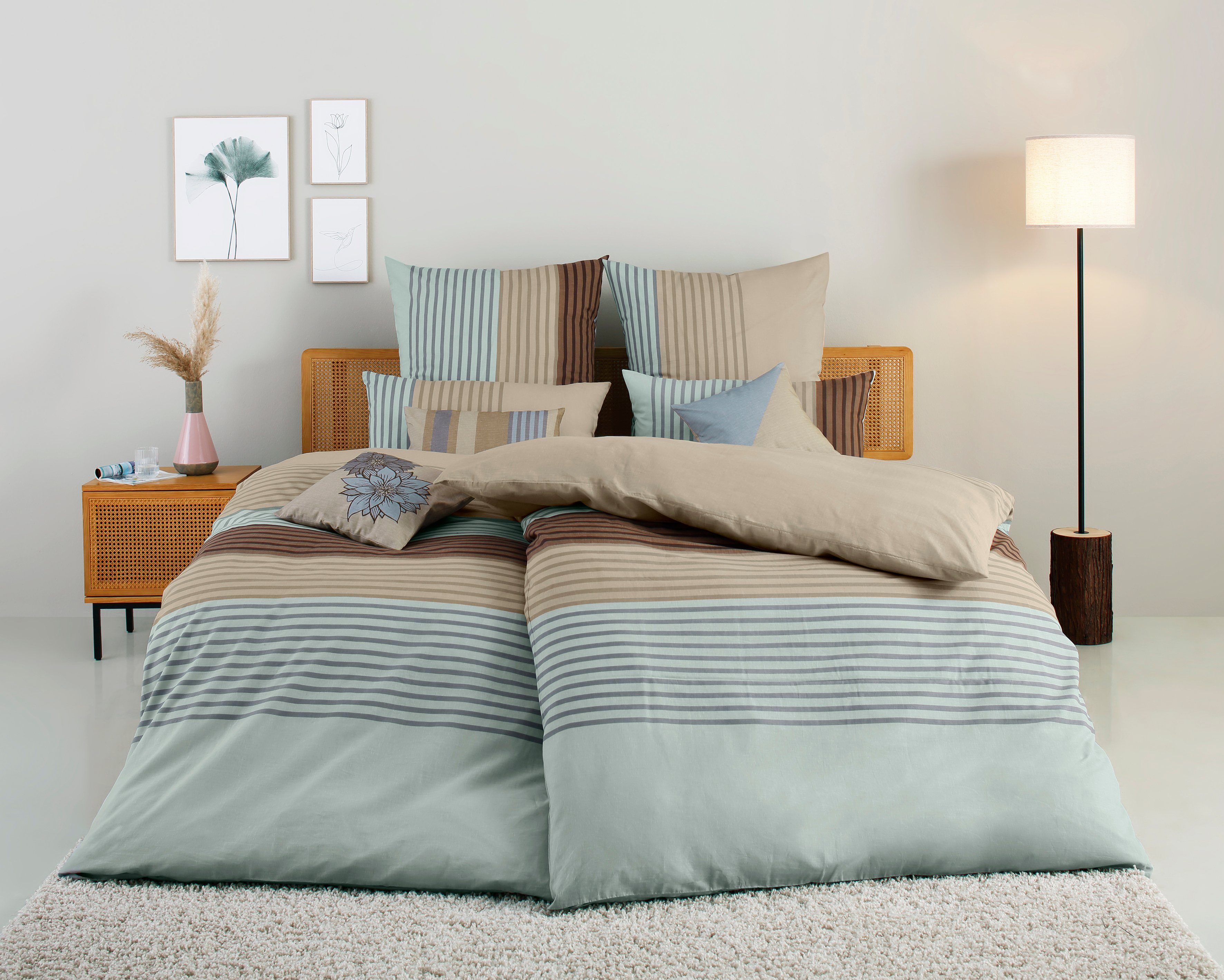 Home affaire Kussenovertrekken Anny kussenhoes, kussenhoes in Mix&Match design, sierkussen (3 stuks)