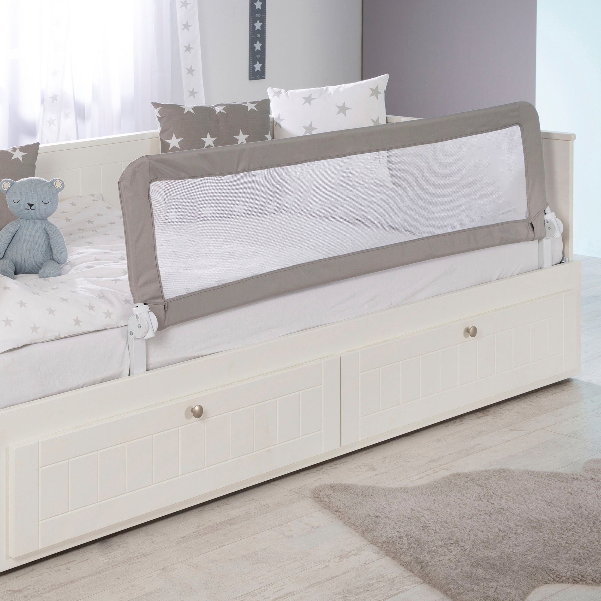 Roba® Bedhekje Klipp-Klapp, 150 cm, grijs