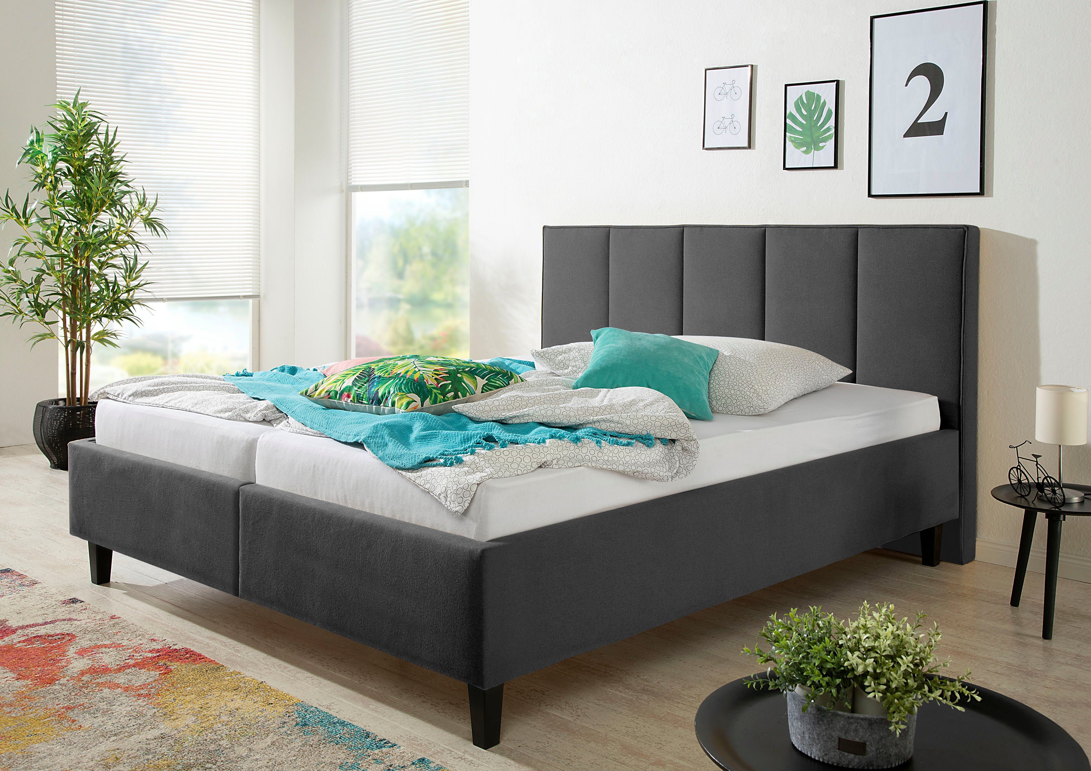 Maintal Gestoffeerd bed inclusief bedkist