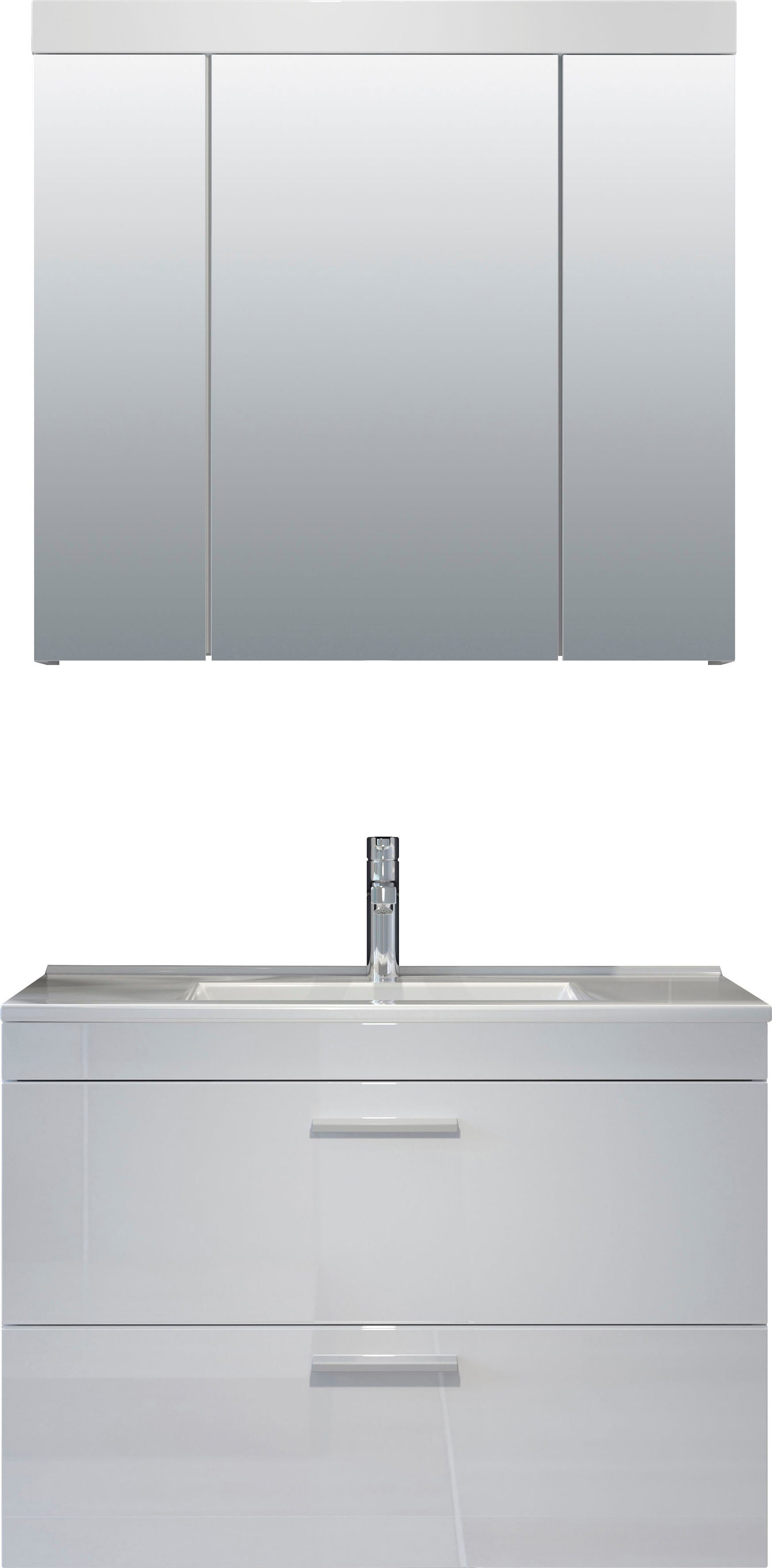 welltime Badmeubelset Dormoletto Badkamermeubelset, badkamer-set (2 stuks)