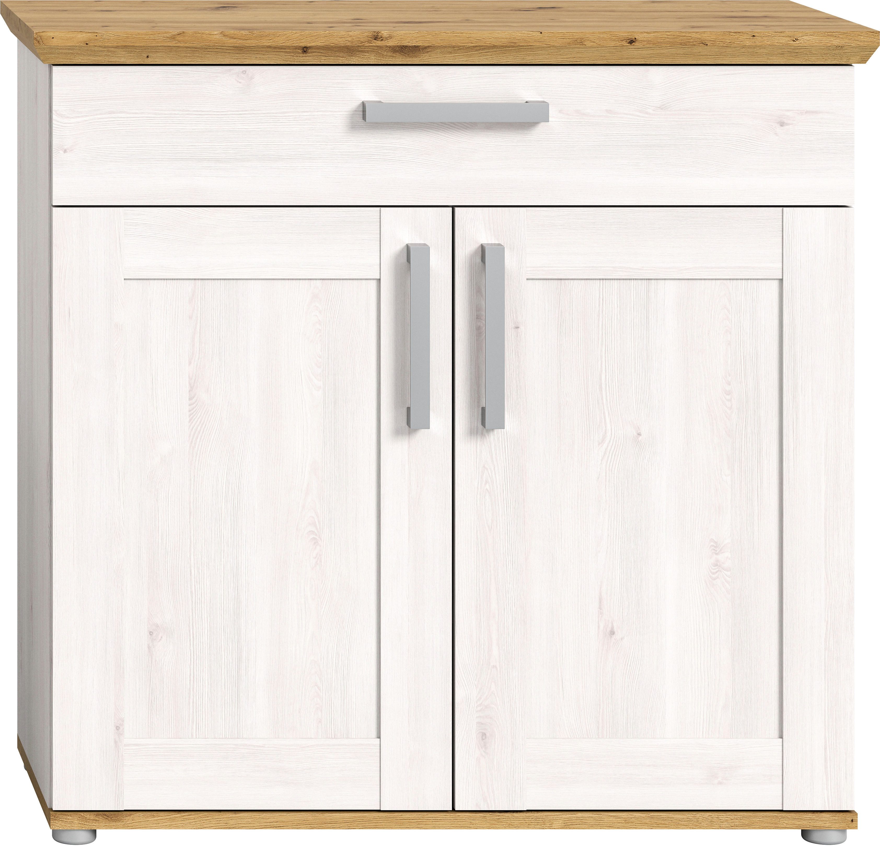 Home affaire Schoenenkast Cosenza, Breedte 95 cm, 2 Deuren, 2 Planken, 1 Lade, 2-kleurig