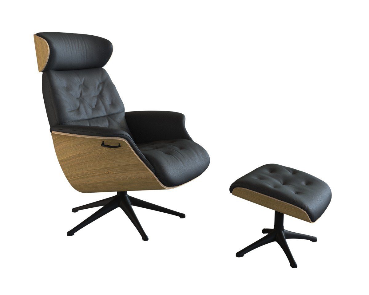 FLEXLUX Relaxfauteuil Volden, functionele stoel, gestoffeerde stoel, armleuningen, TV-fauteuil