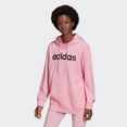 adidas performance sweatshirt adidas essentials oversize logo hoodie roze