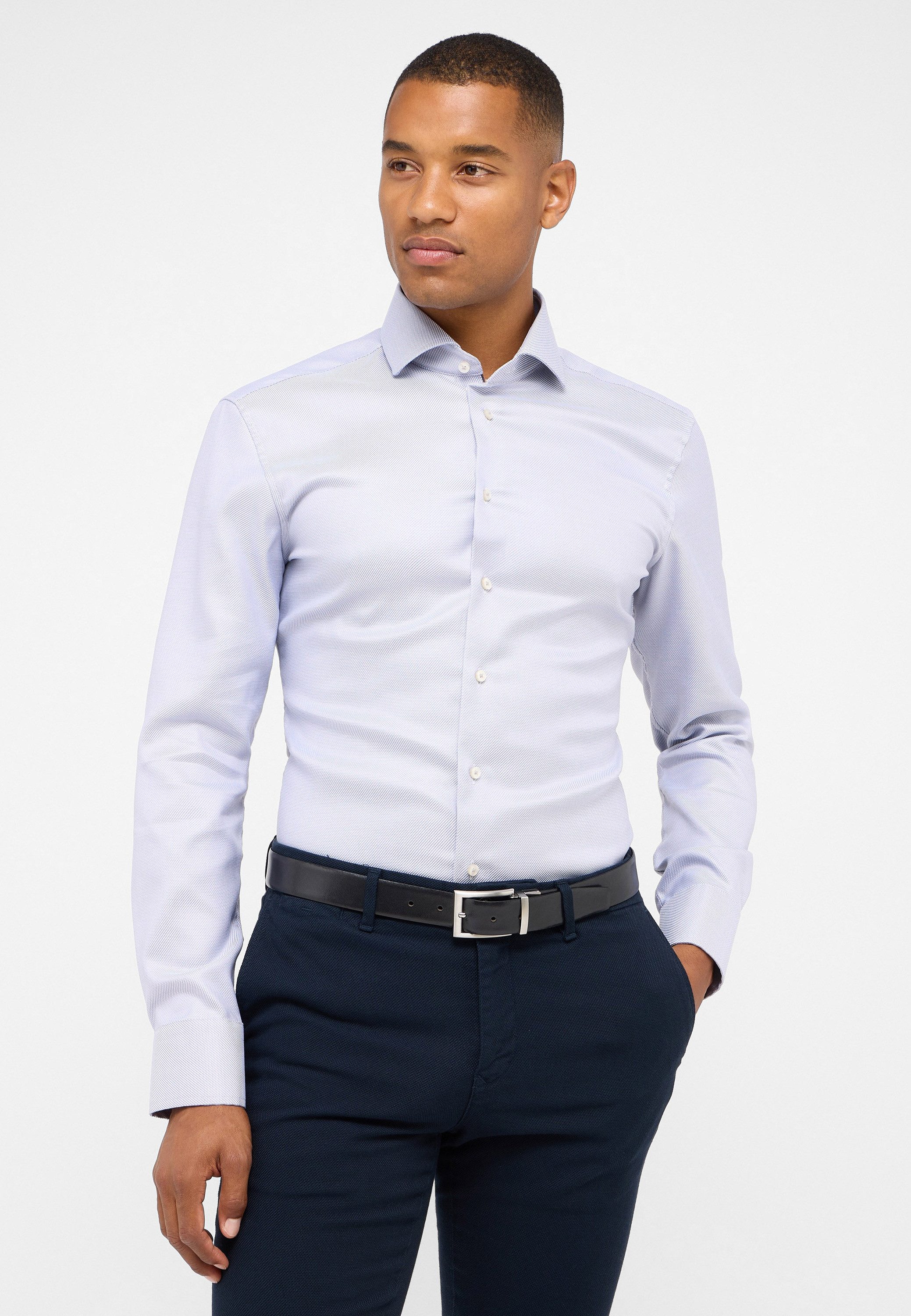 Eterna Overhemd met lange mouwen Slim fit