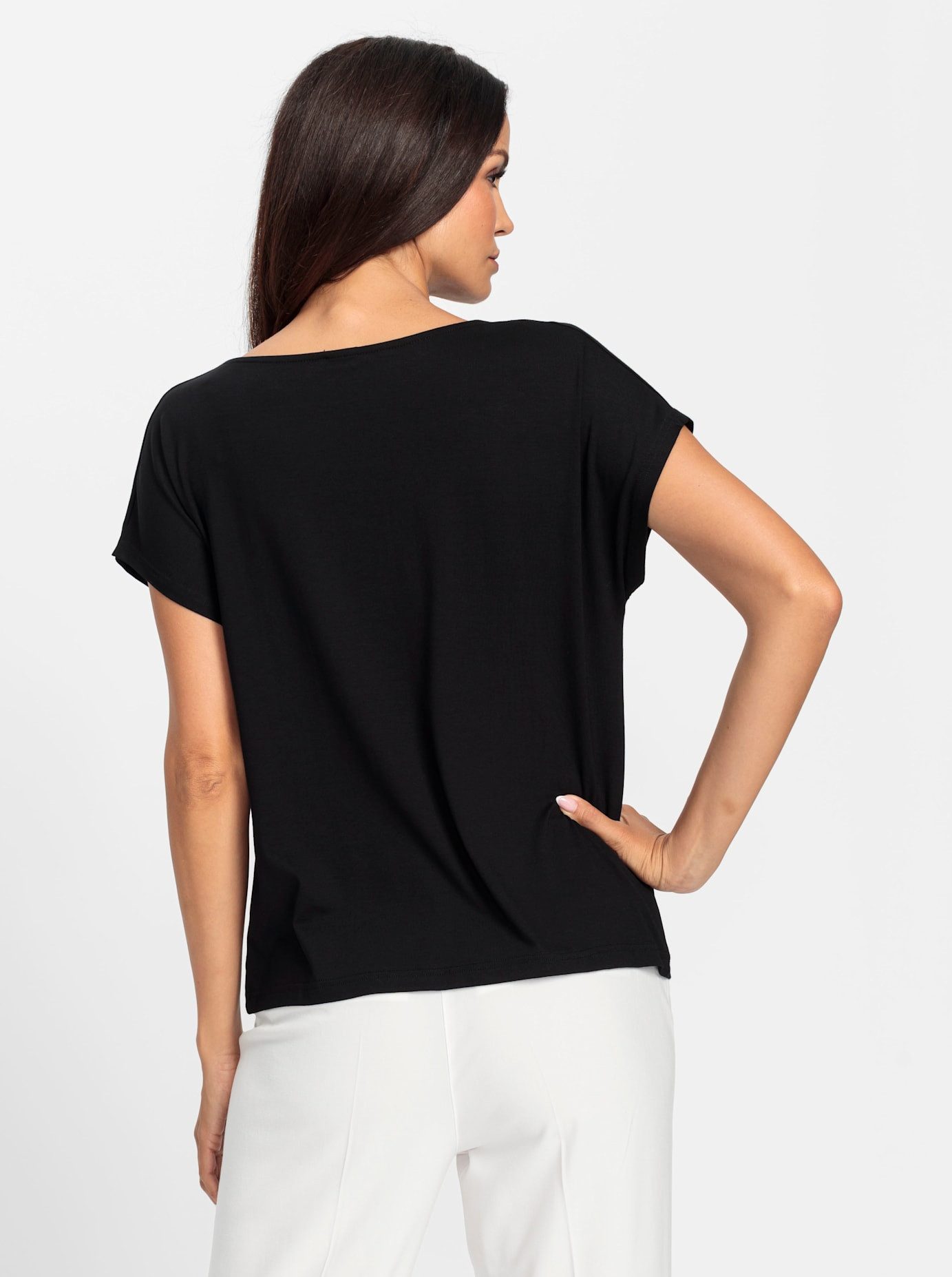 heine Shirt met cascadehals (1-delig)
