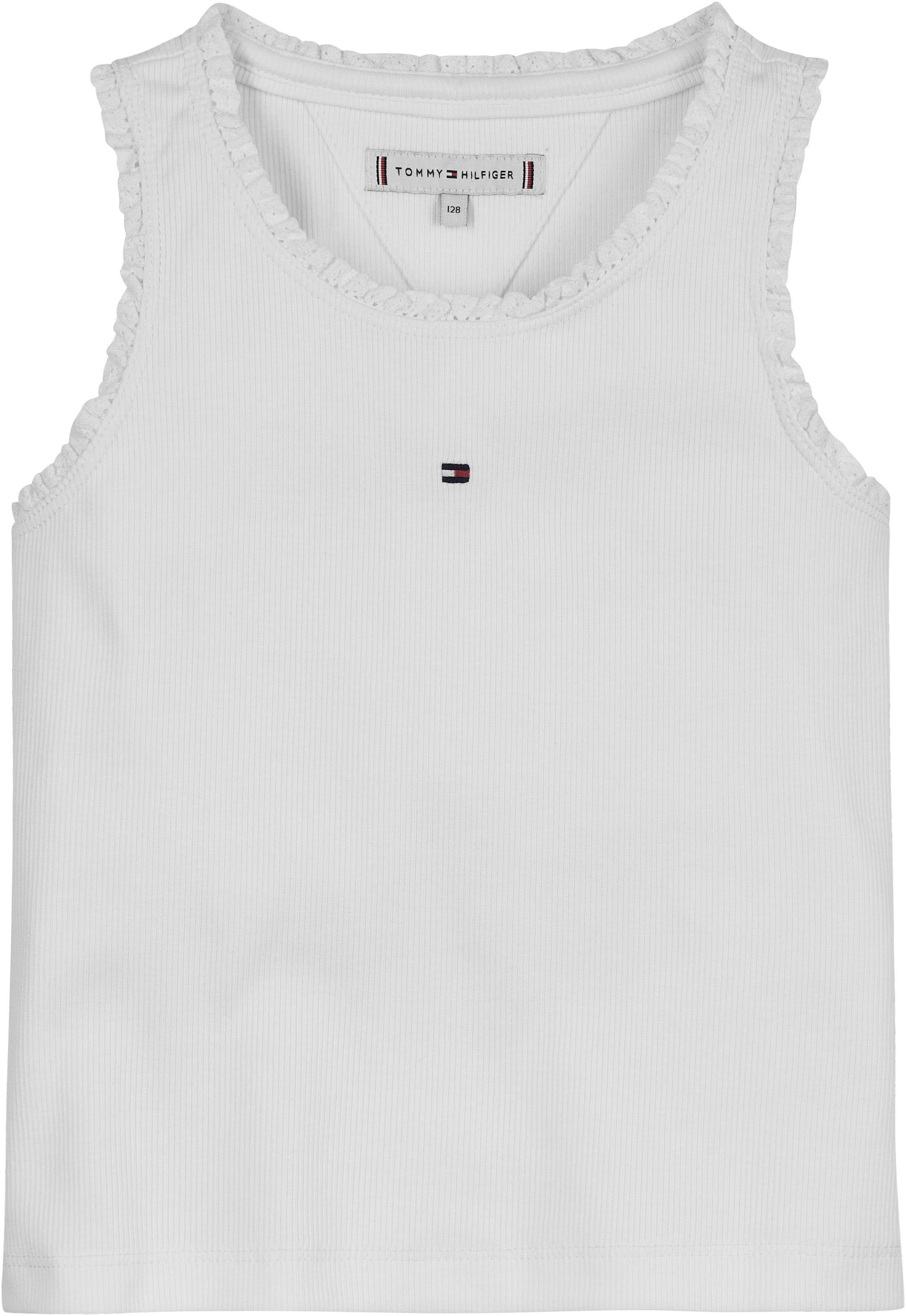 Tommy Hilfiger T-shirt ESSENTIAL RIB LACE TANK TOP