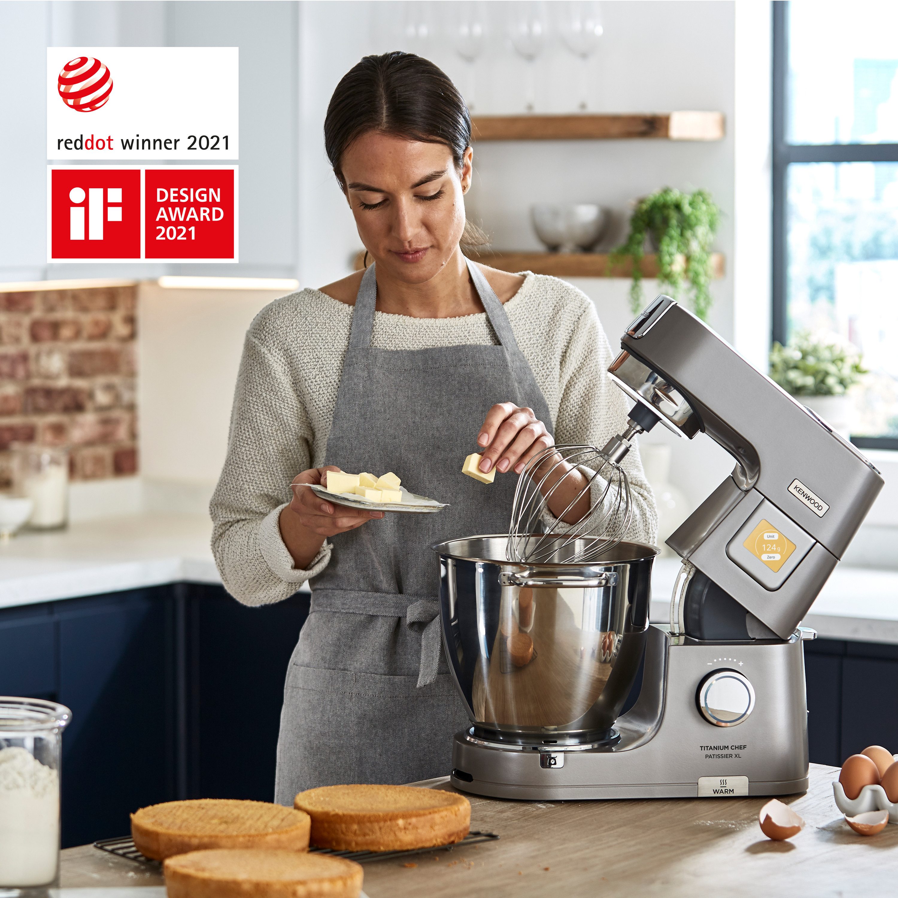 KENWOOD Keukenmachine Titanium Chef Patissier XL KWL90.594SI
