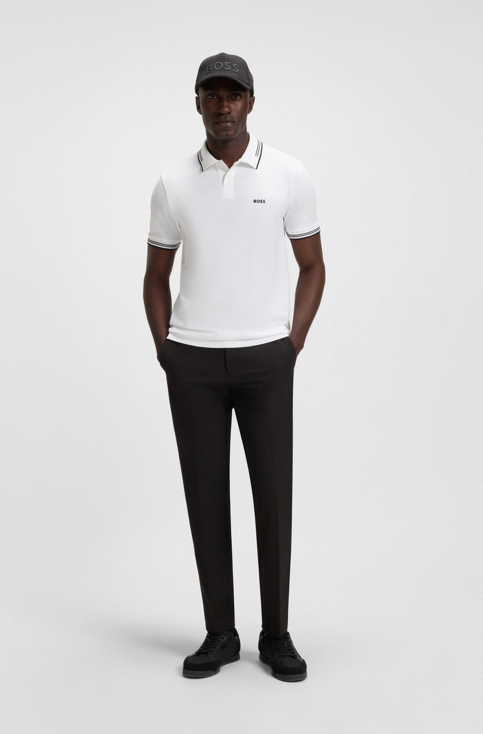 BOSS GREEN Poloshirt Paul met een polokraag