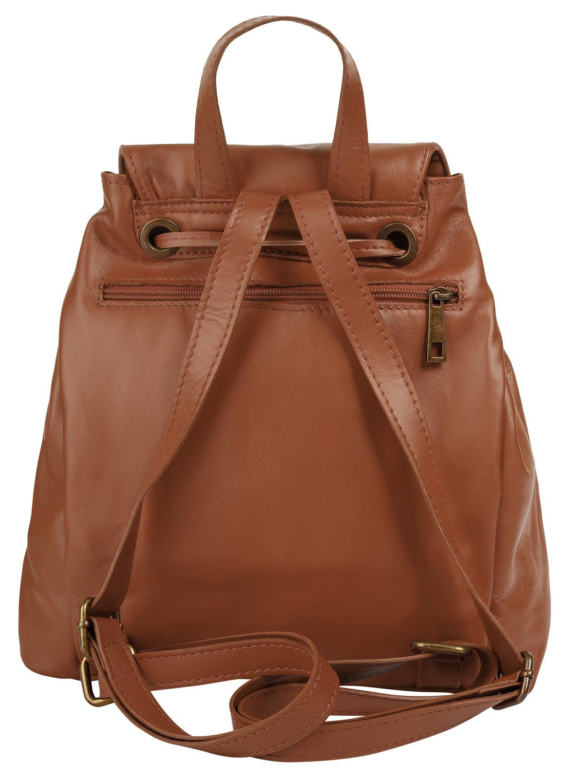 Samantha Look Rugzak echt leer, made in italy