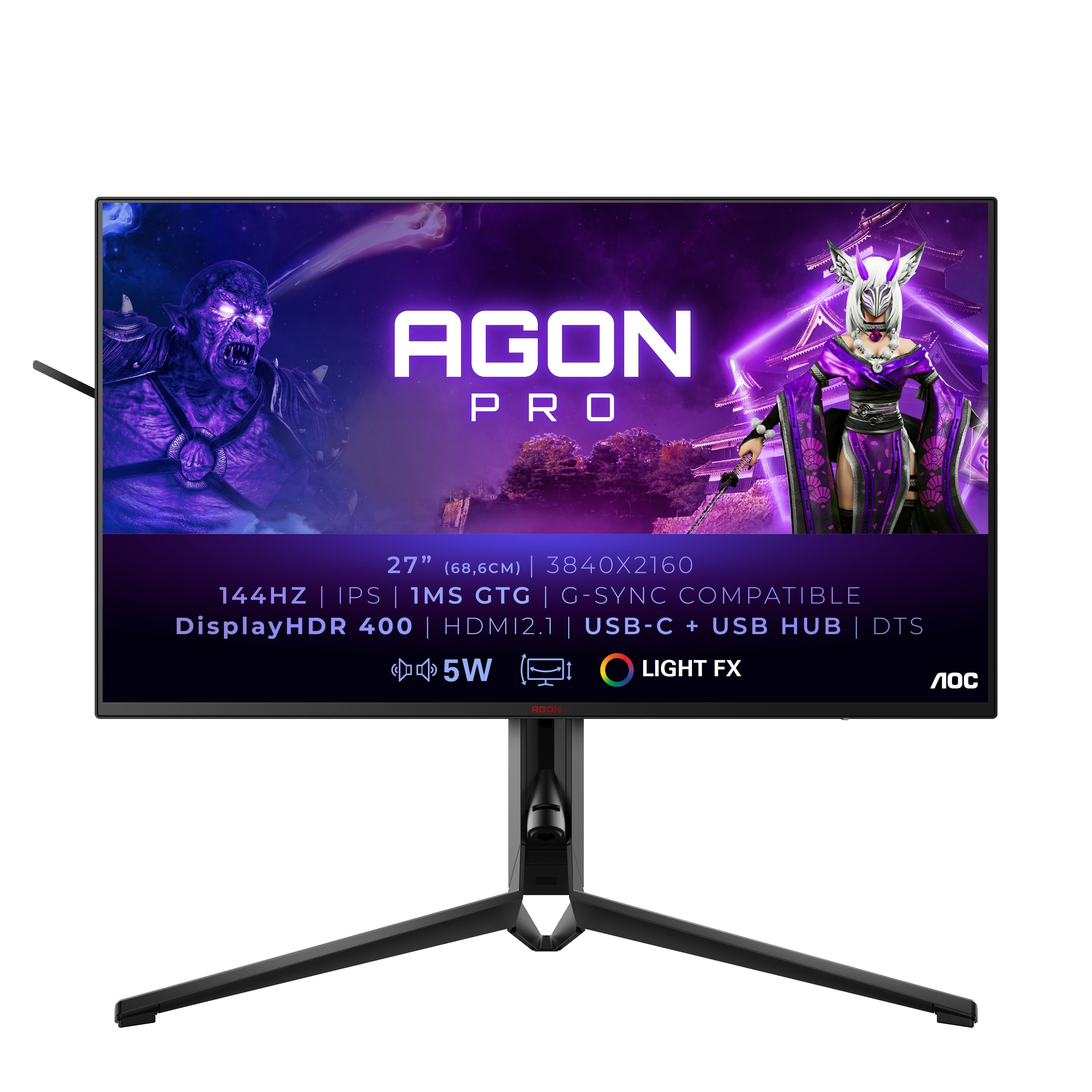AOC Gaming-monitor AG274UXP, 68,5 cm / 27", 4K Ultra HD