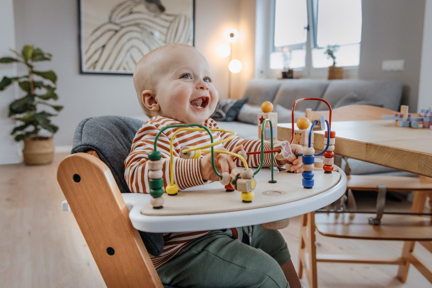 Hauck Kinderstoeltafeltje Alpha Play Tray, White van gerecycled materiaal