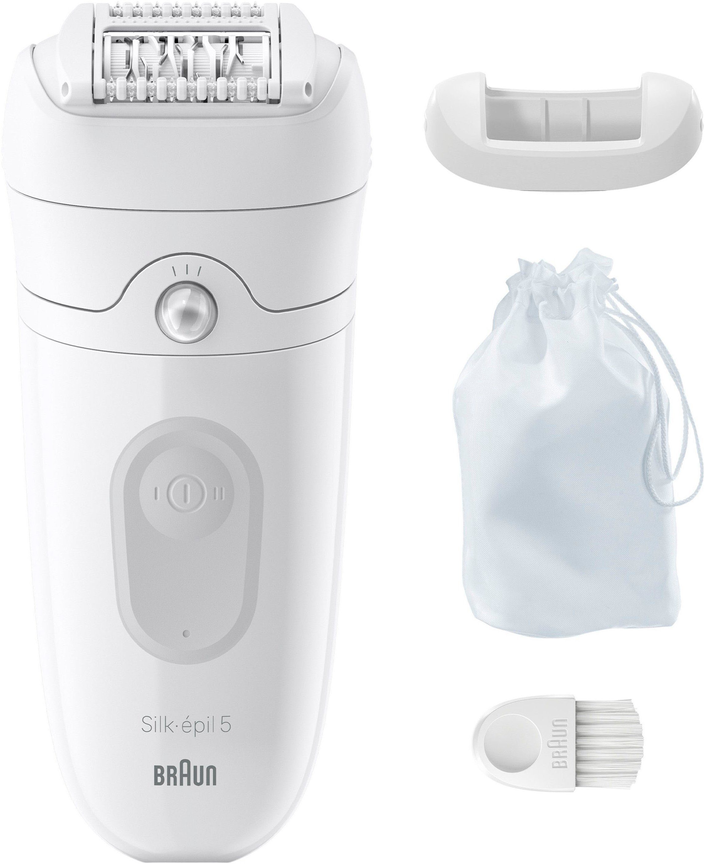 Braun Epilator Silk-épil 5 5-011 Wet&Dry, met opbergtas