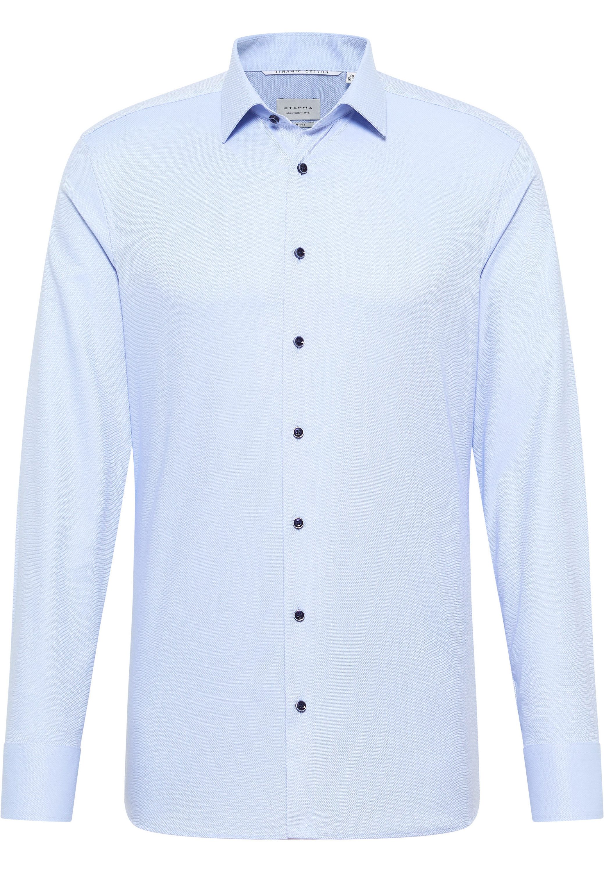 Eterna Overhemd met lange mouwen Slim fit NON IRON (strijkvrij)
