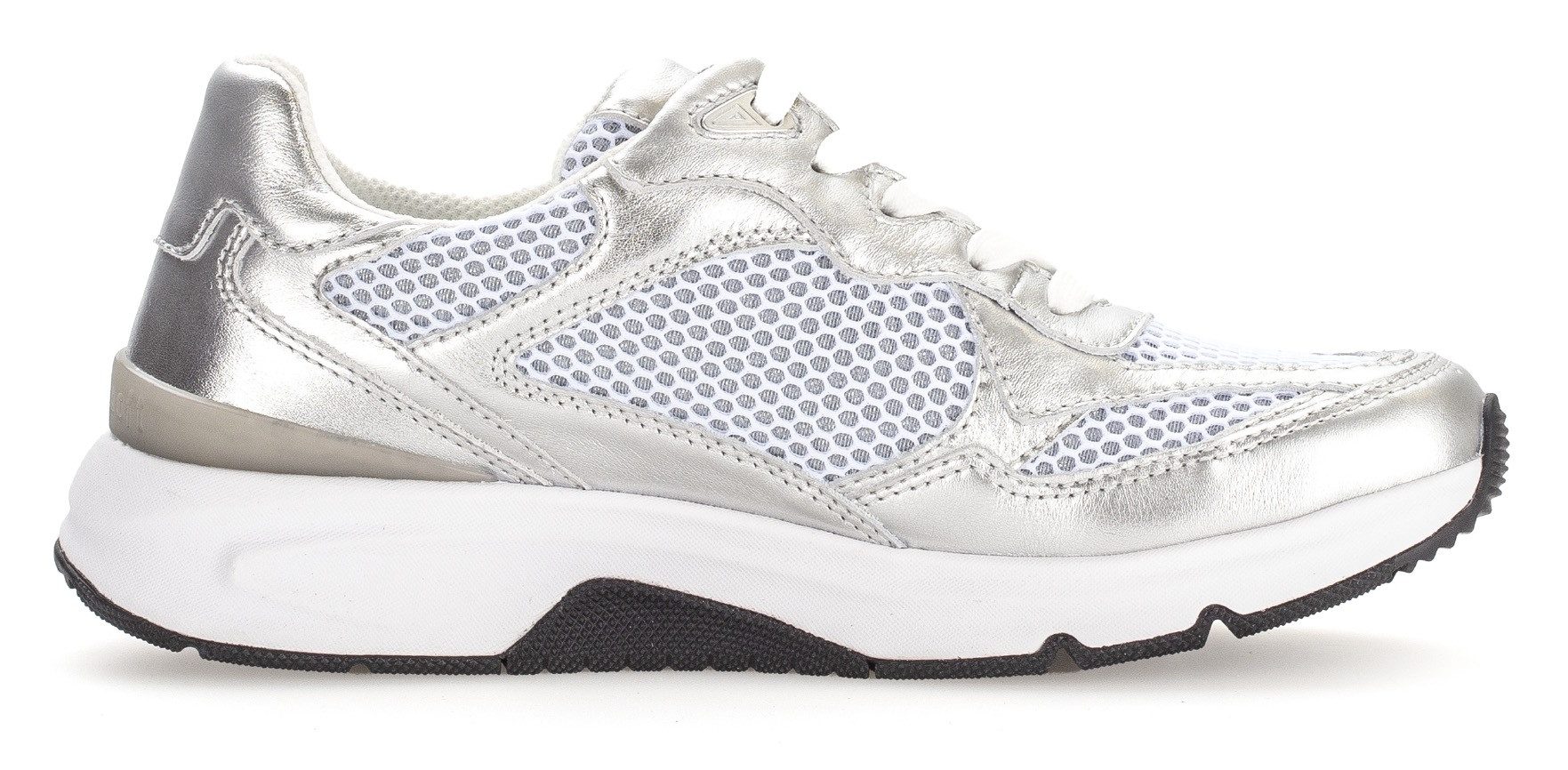 Gabor Rollingsoft Sneakers met sleehak vrijetijdsschoen, lage schoen, veterschoen met gepolsterde schacht