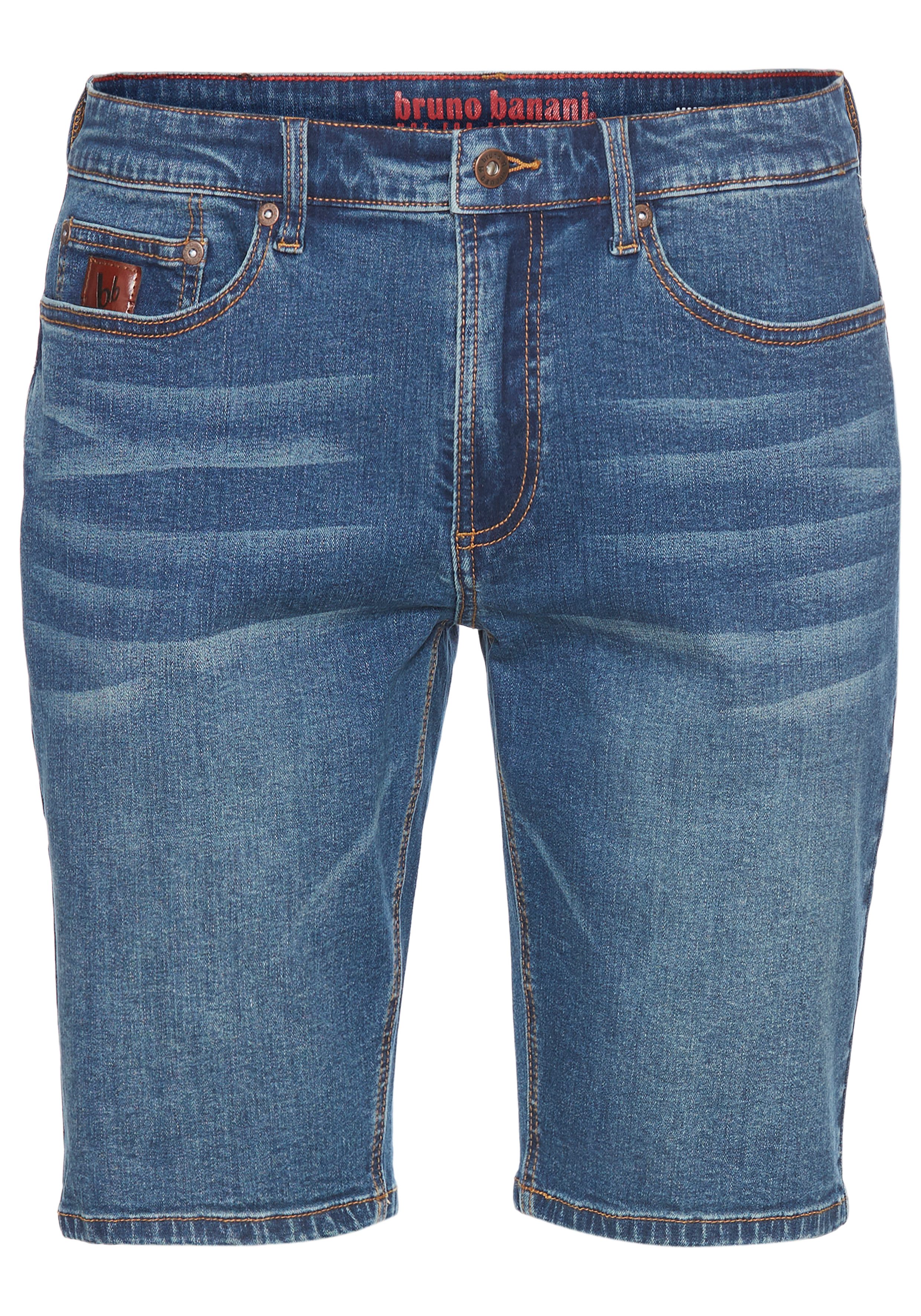 Bruno Banani Jeansshort Hutch-Shorts lage taillehoogte