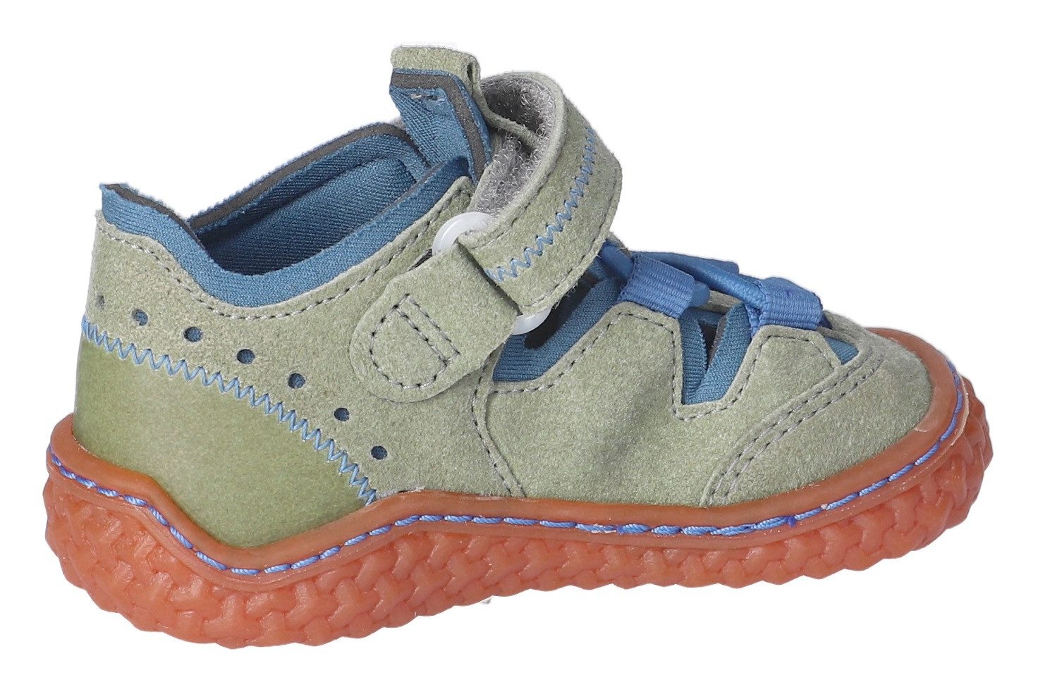 PEPINO by RICOSTA Barefootschoenen JERRY DAME: Midden , barefoot schoen met elastische band en klittenband, maat sjabloon te downloaden