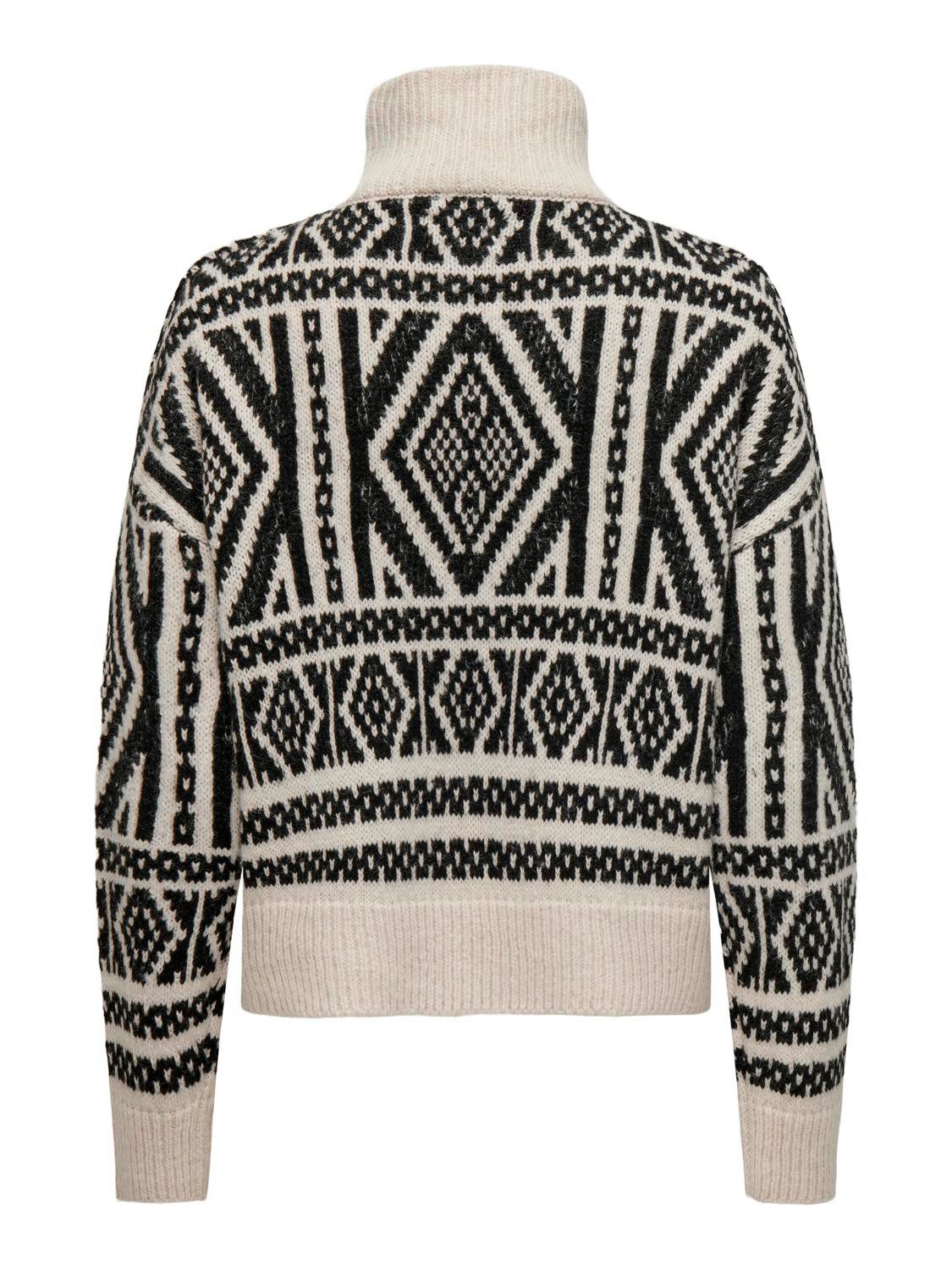 Only Gebreide trui ONLFELICIA LS ZIP PULLOVER NCA KNT