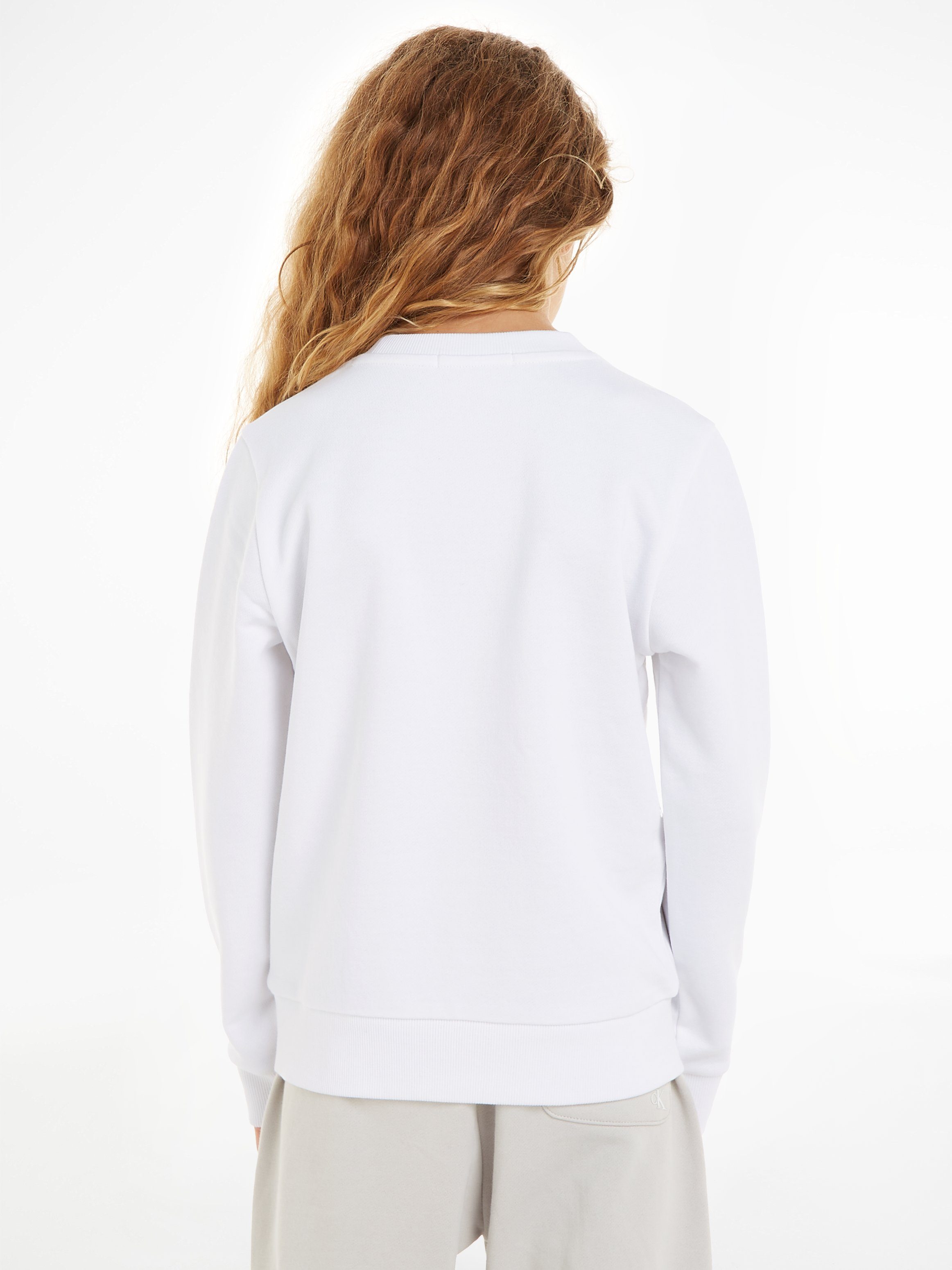 Calvin Klein Sweatshirt INST. LOGO REGULAR CN voor kinderen tot 16 jaar