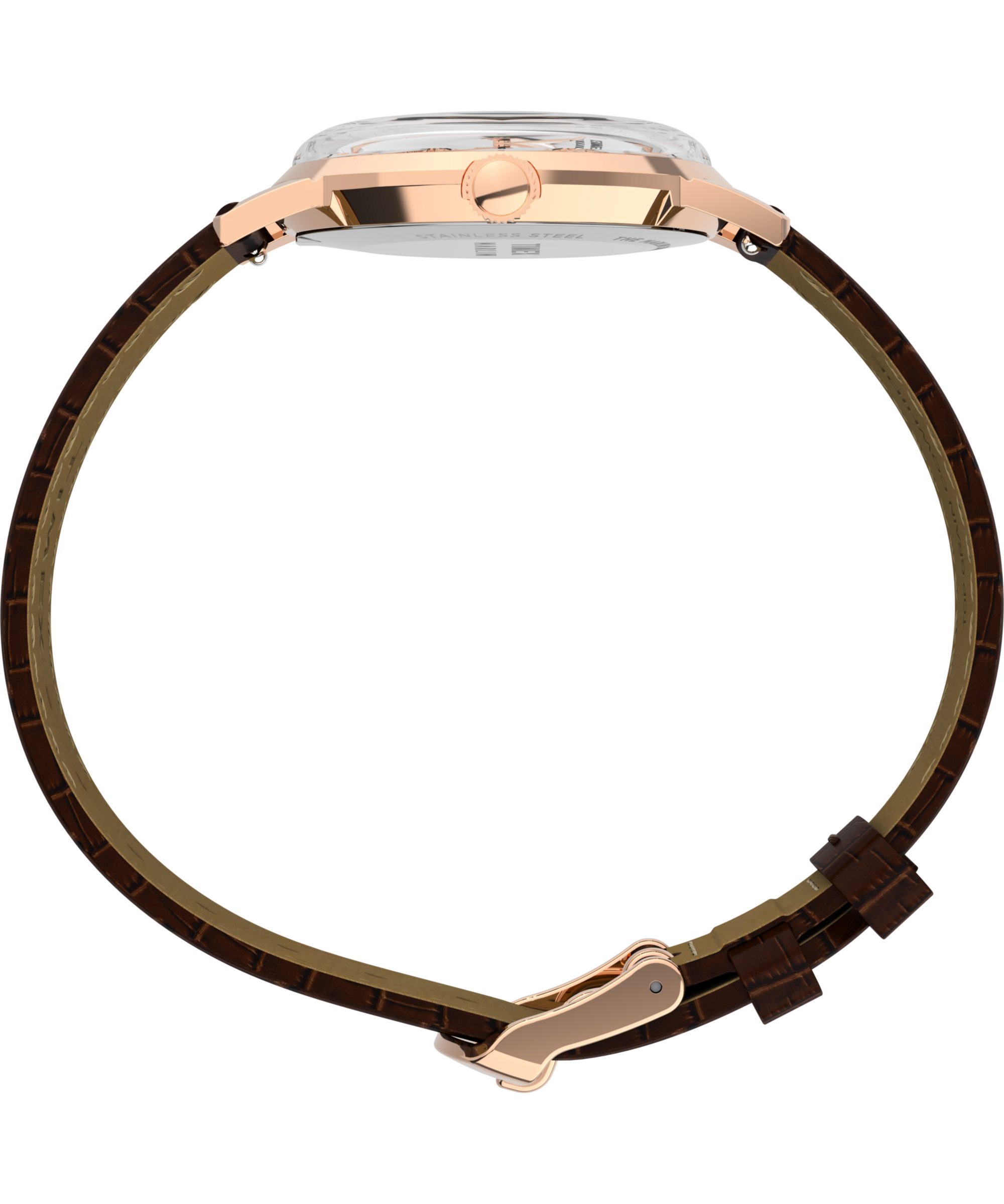 Timex Kwartshorloge Marlin Armbandhorloge, dameshorloge, leren armband, fluorescerende wijzers