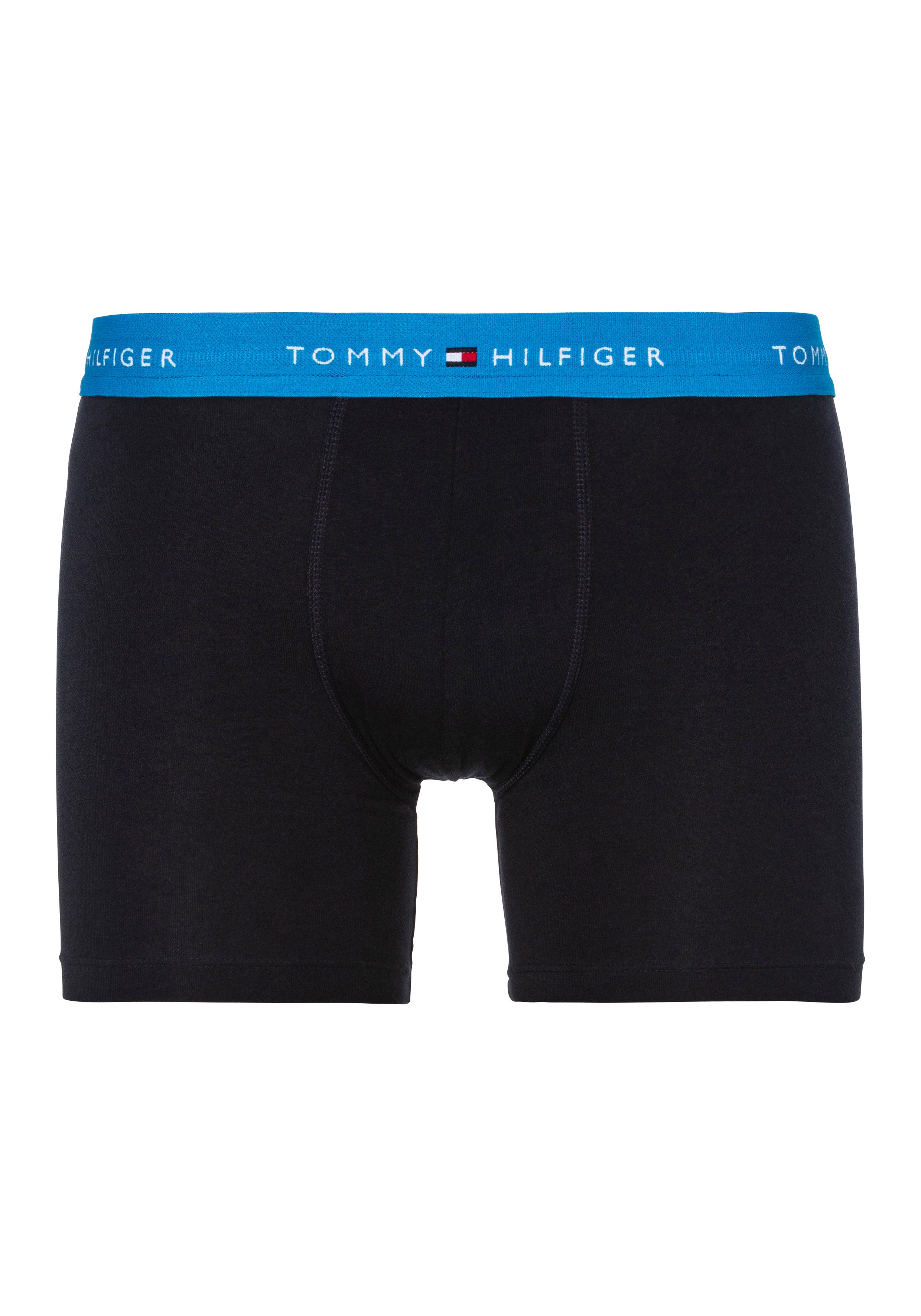 Tommy Hilfiger Underwear Boxershort 3P BOXER BRIEF WB met contrasterende logo-band (3 stuks)
