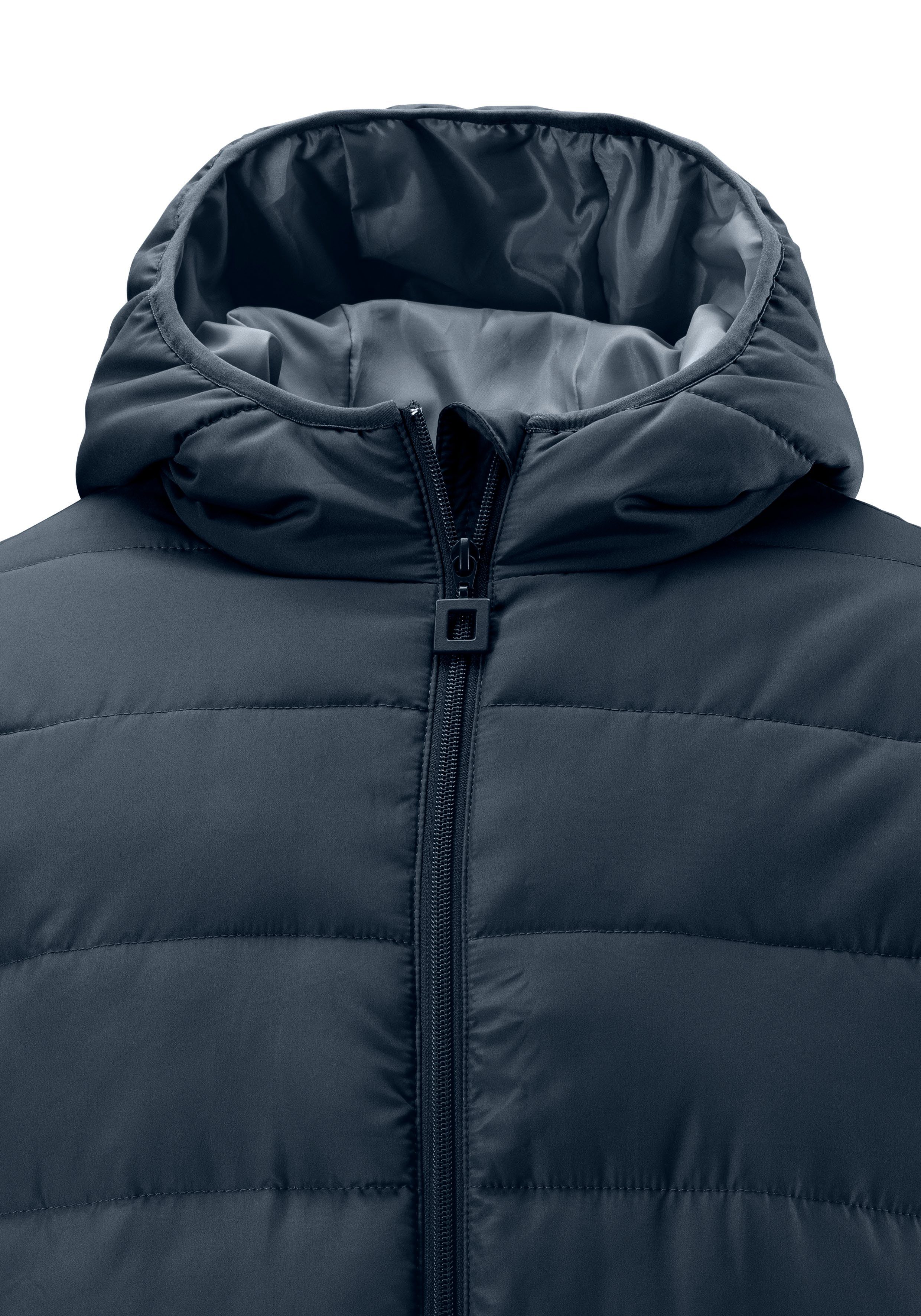 John Devin Gewatteerde jas Outdoorjacke met gebreide boorden