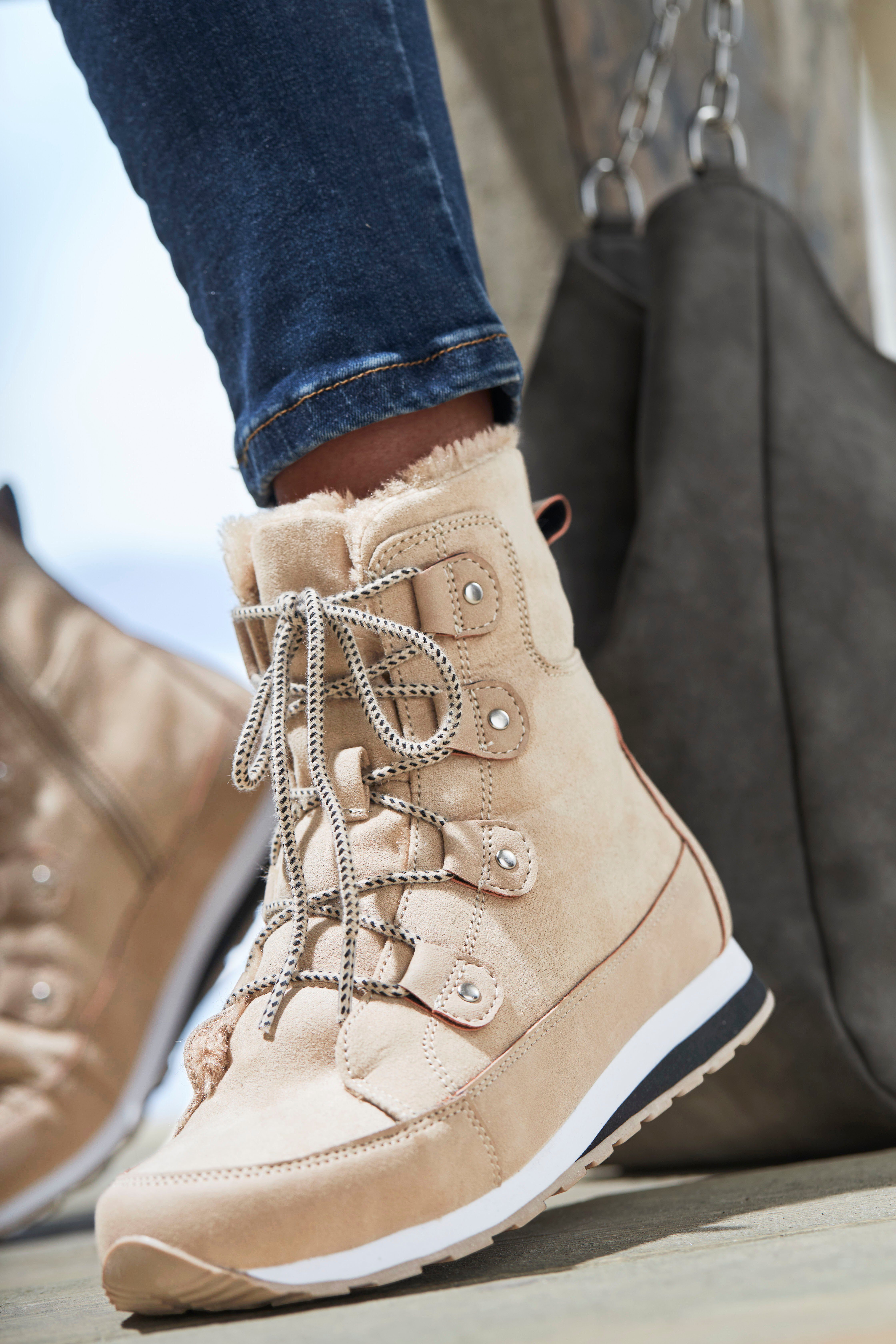 Vivance Laarsjes met warm voering, winterlaarzen, laarzen, boots vegan