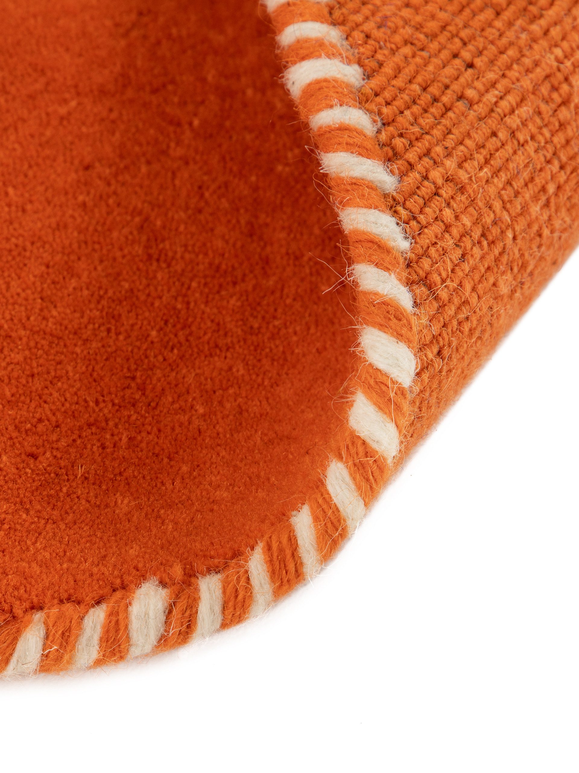 carpetfine Wollen kleed Gabbeh Lola Uni met natuurlijk plantaardig materiaal handgeweven, ook als loper
