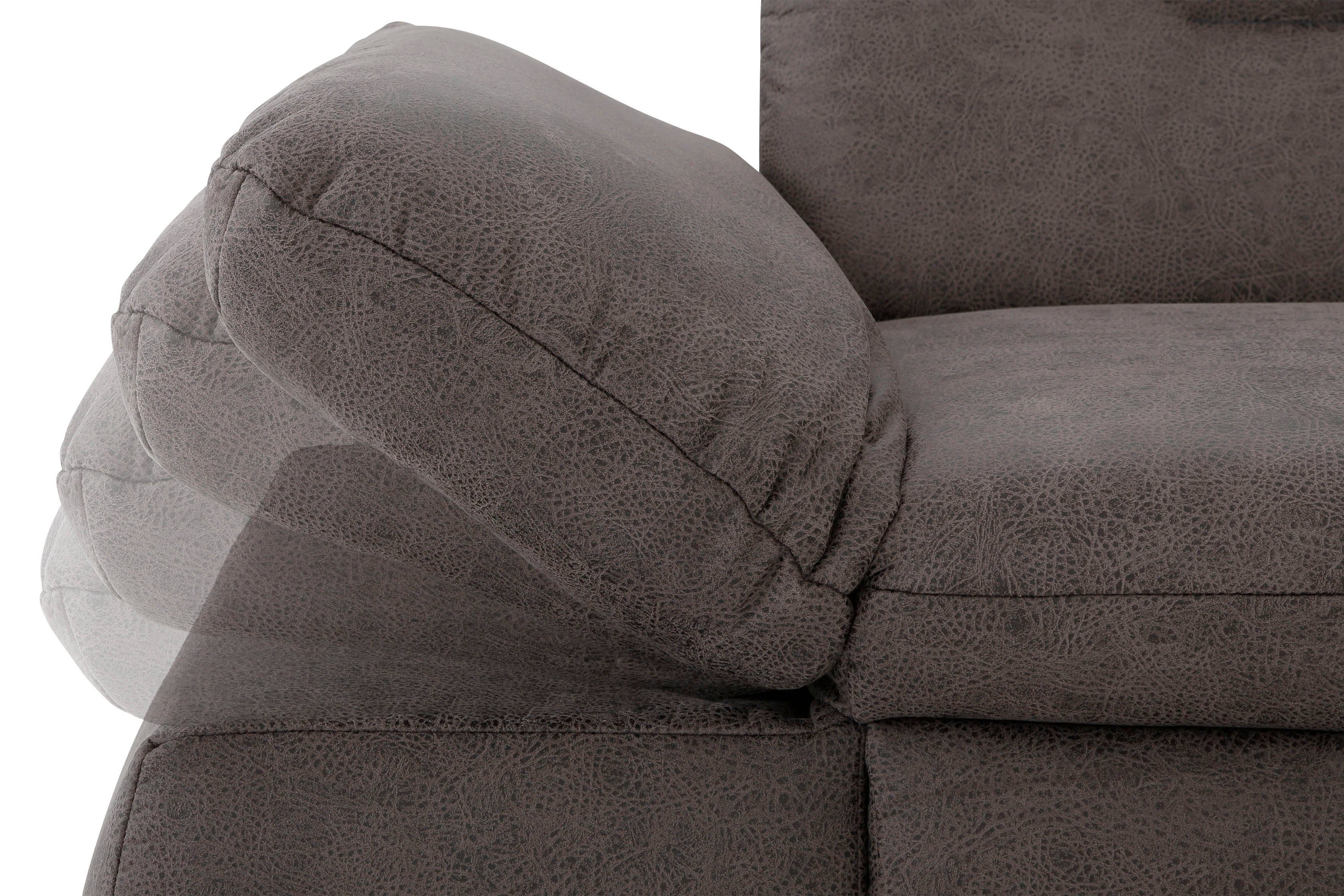 INOSIGN Hoekbank Avesa L-vorm Naar keuze met armleuningverstelling en slaapfunctie, bxdxh: 300x172x80cm