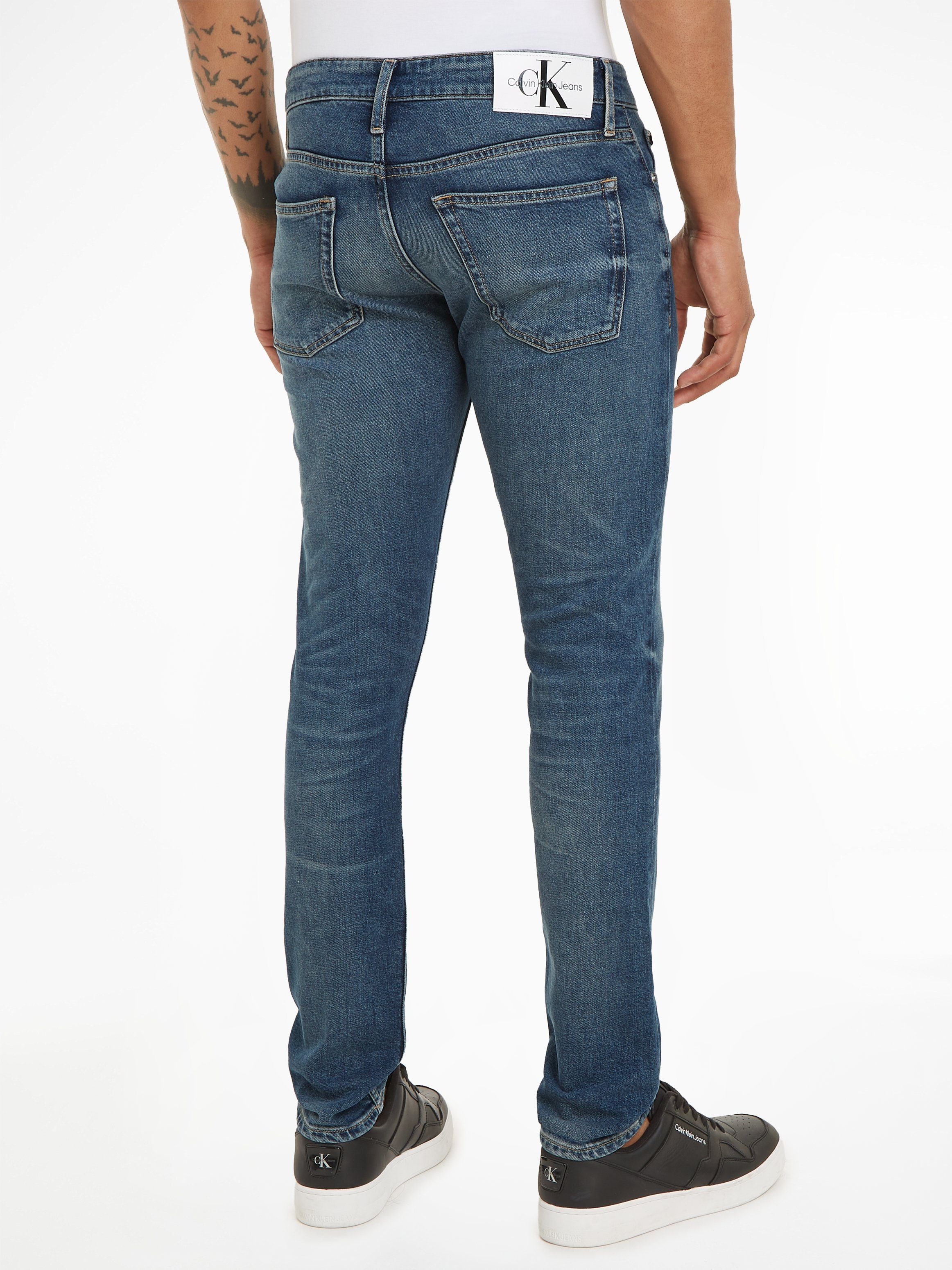 Calvin Klein Slim fit jeans SLIM in een klassiek 5-pocketsmodel