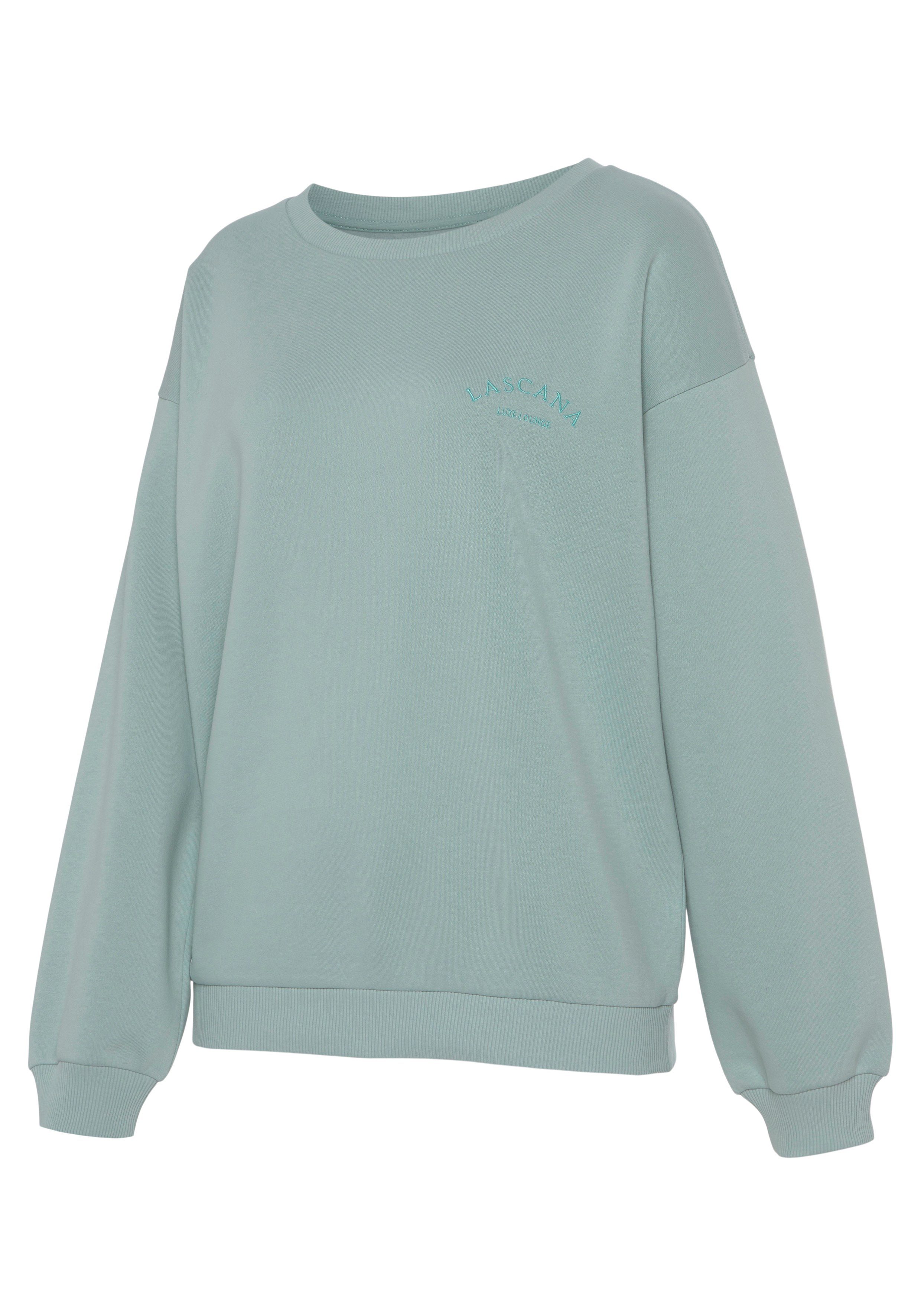 Lascana Sweatshirt -Pullover met wijde mouwen, loungewear